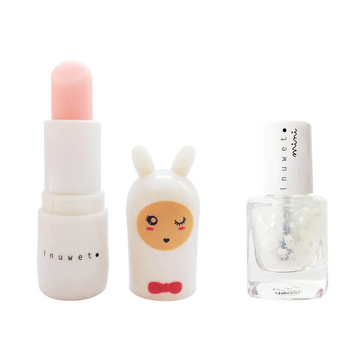 Nail Polish and Lip Balm Duo Set Cotton Candy