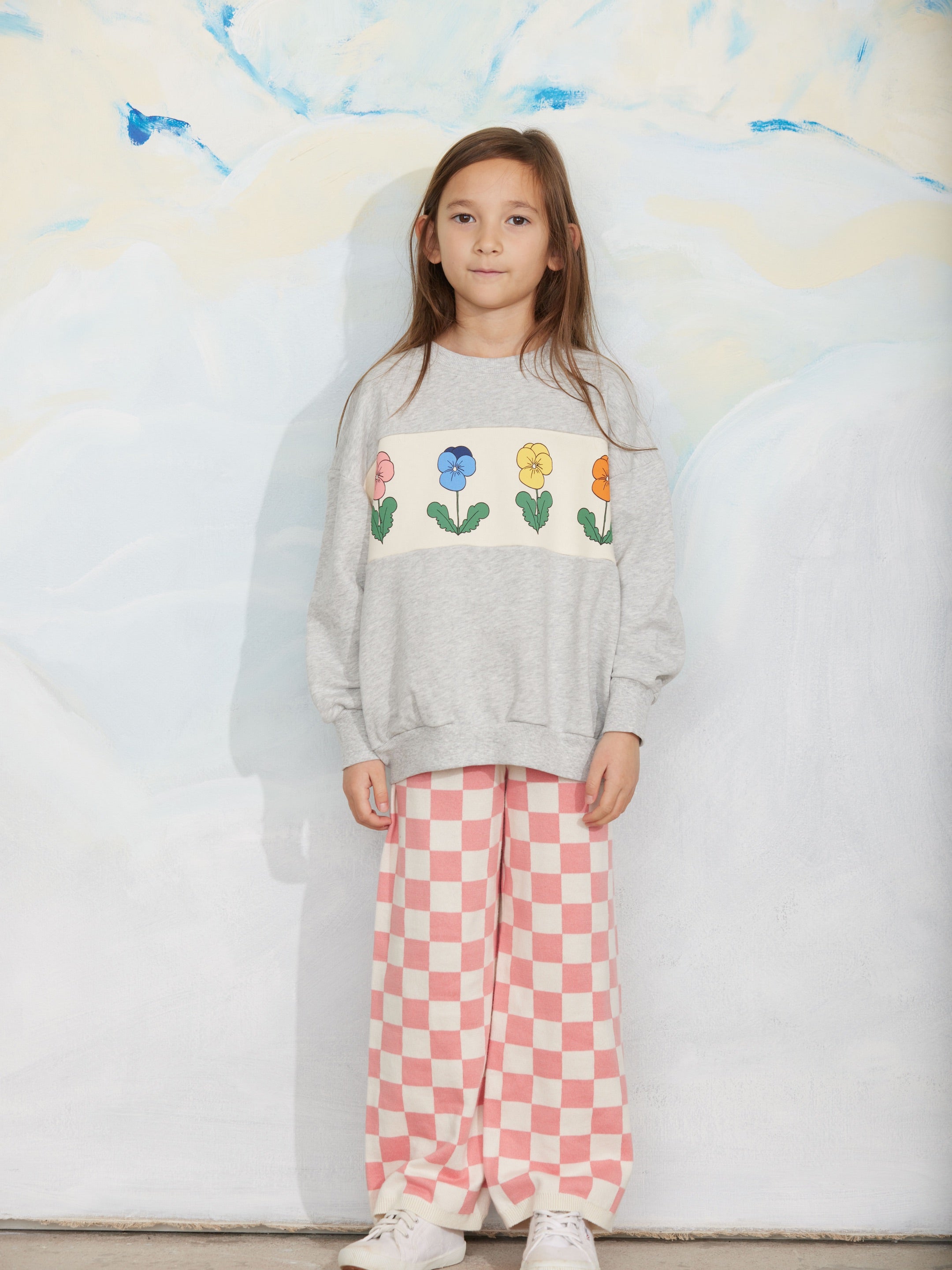 Violas panel sweatshirt
