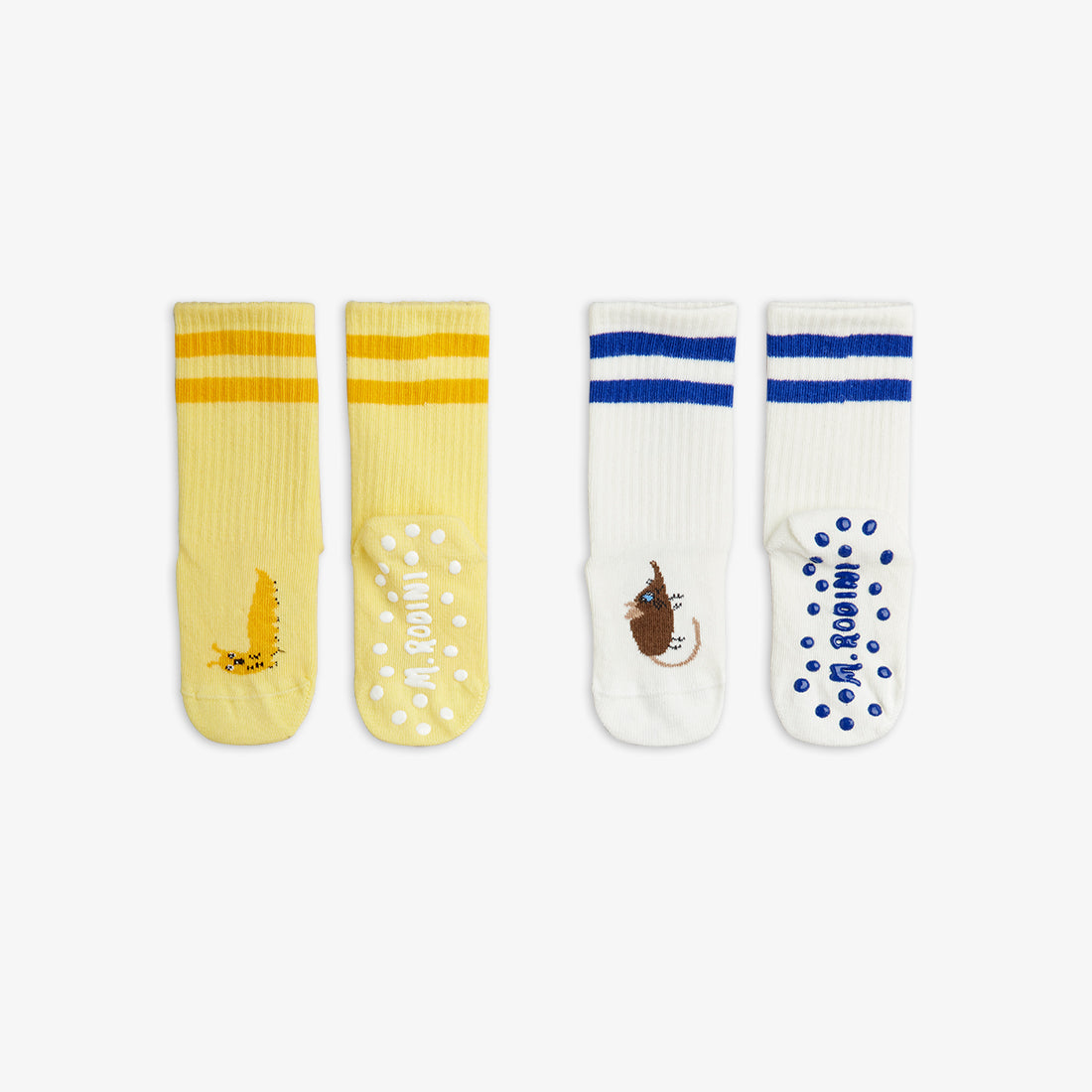 Velvet worm 2-pack anti-slip socks