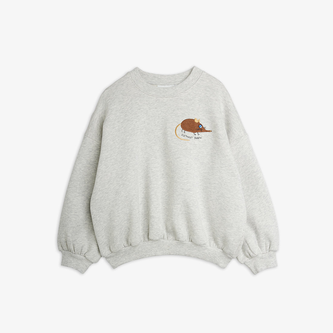 Elephant shrew emroidered sweatshirt