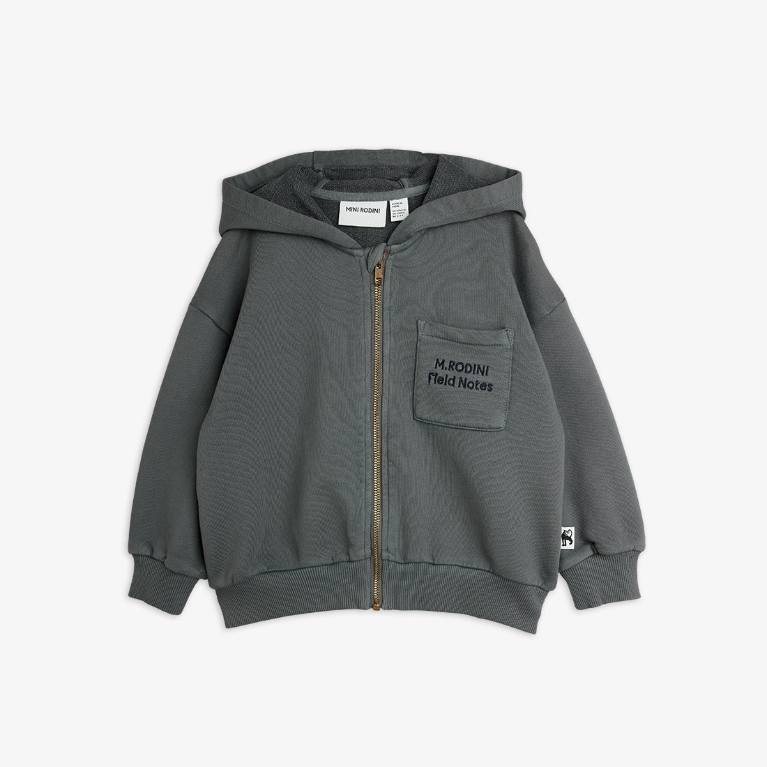 M.Rodini field notes emroidered hoodie