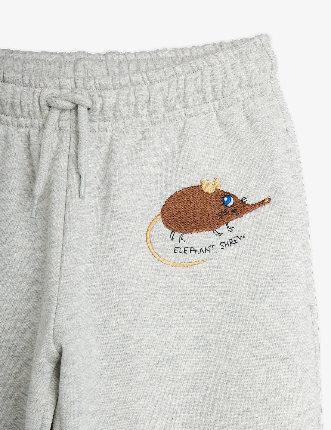Elephant shrew emroidered sweatpants