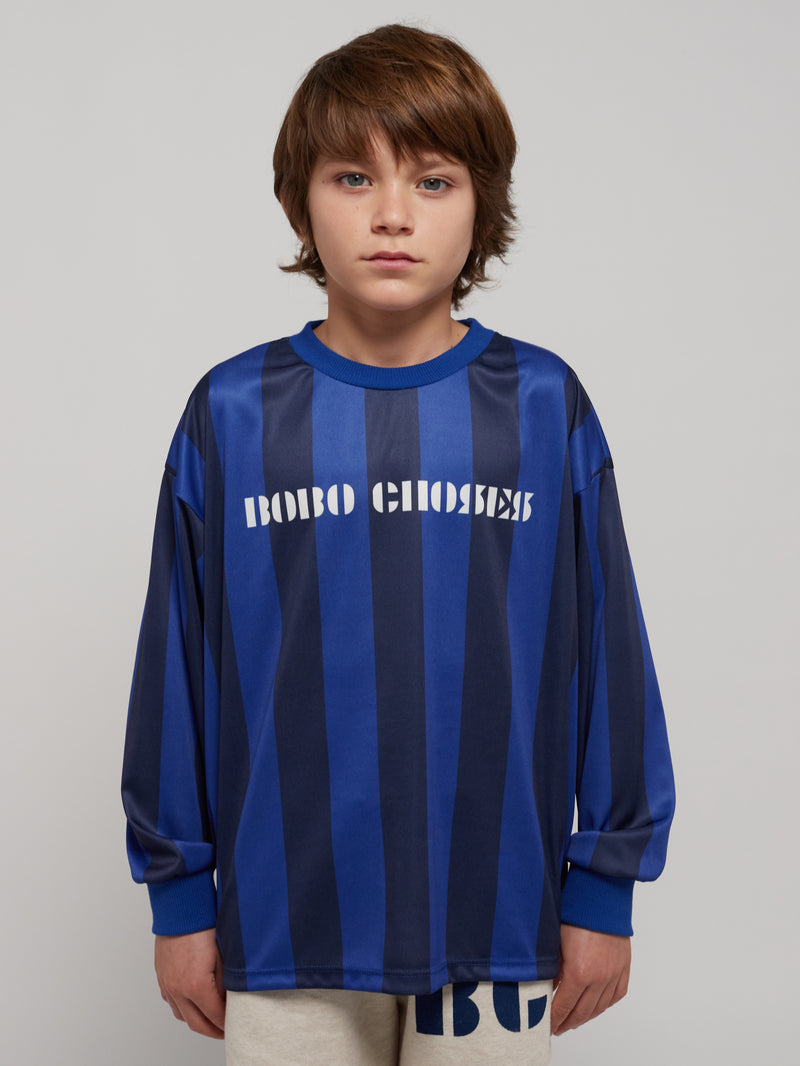 Vertical Stripes long sleeve sport T-shirt