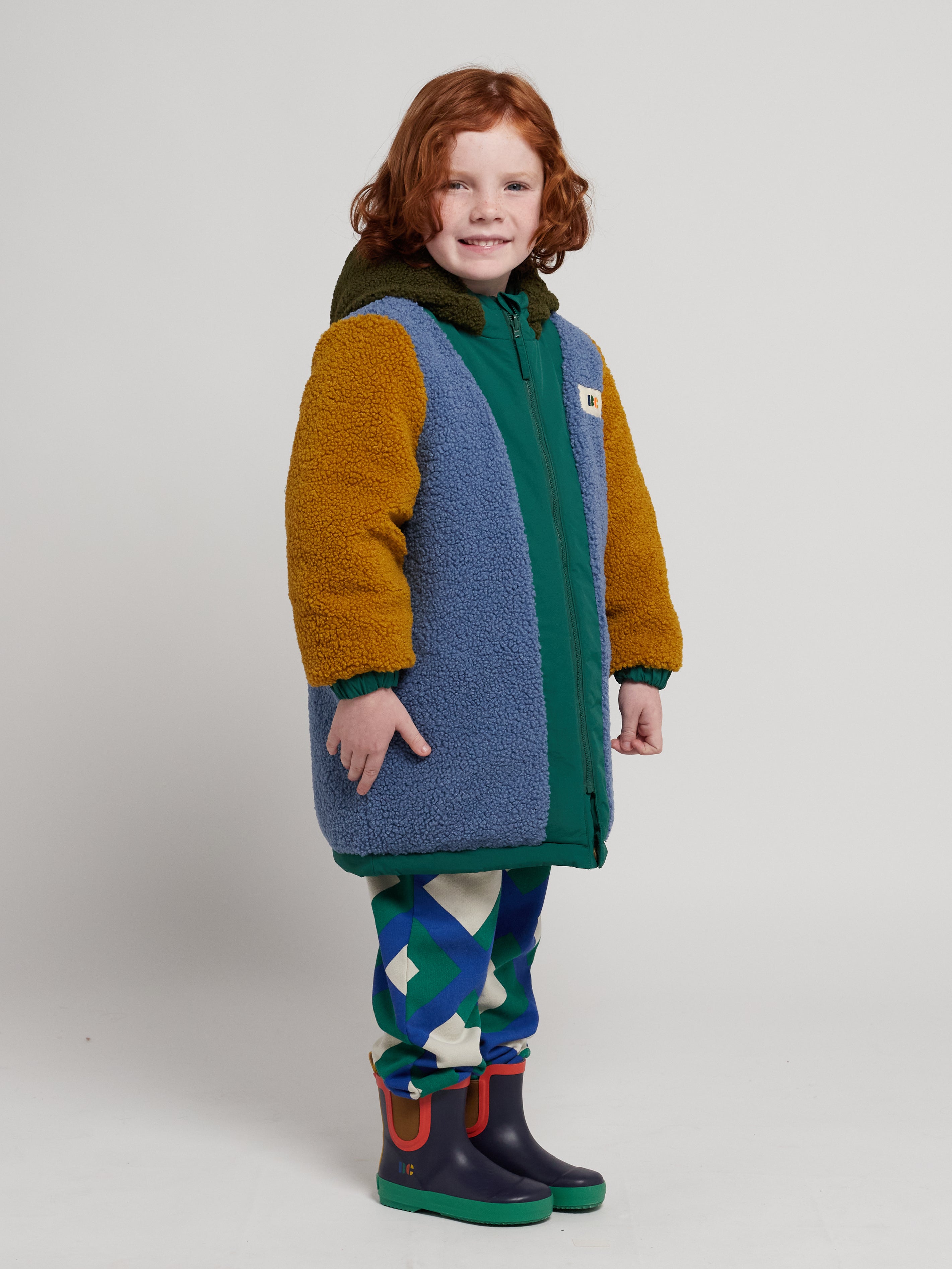 Multicolor B.C reversible parka