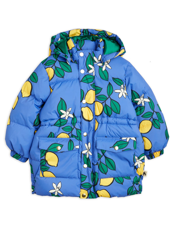 Lemons aop heavy puffer jacket