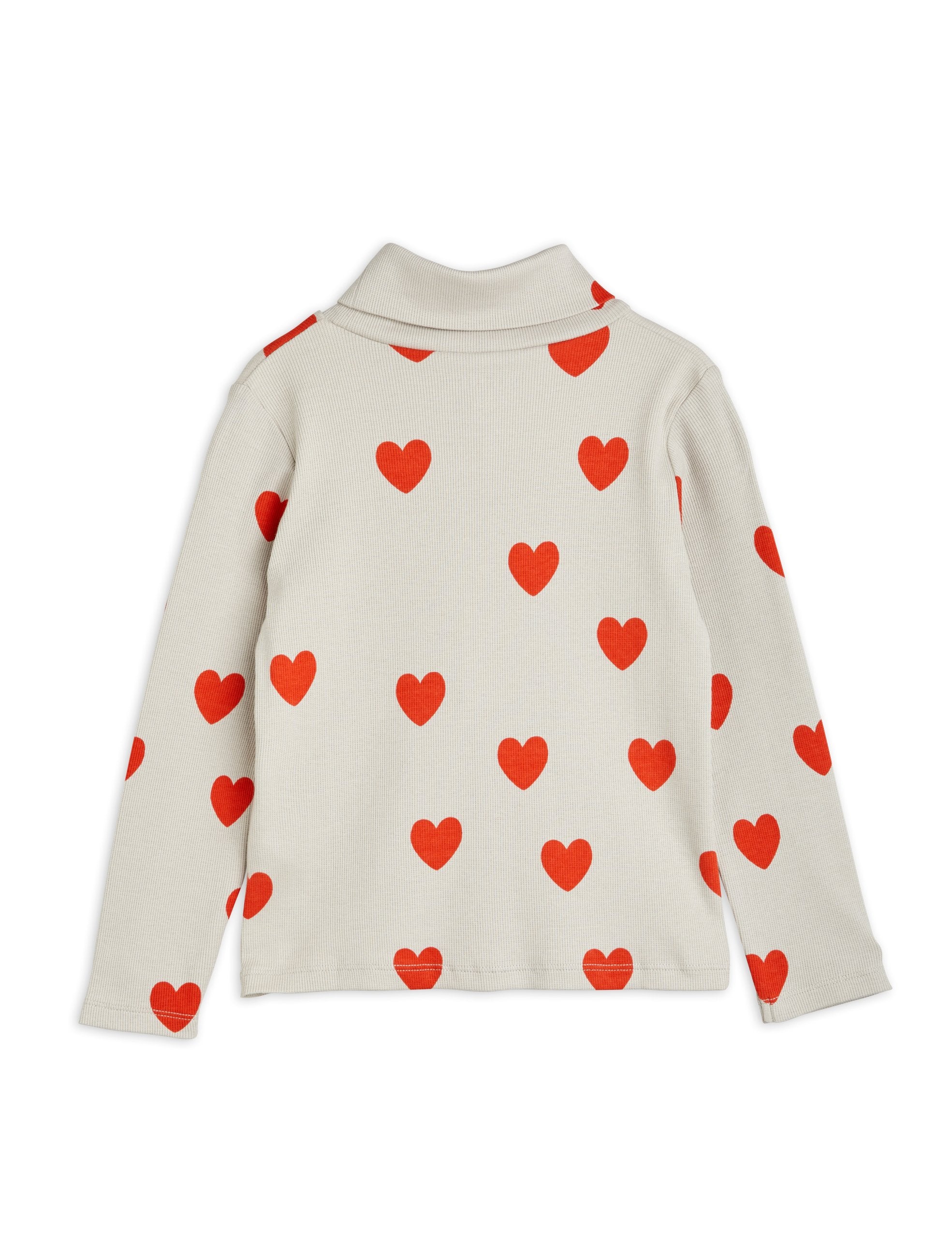 Hearts aop turtleneck longsleeve tee