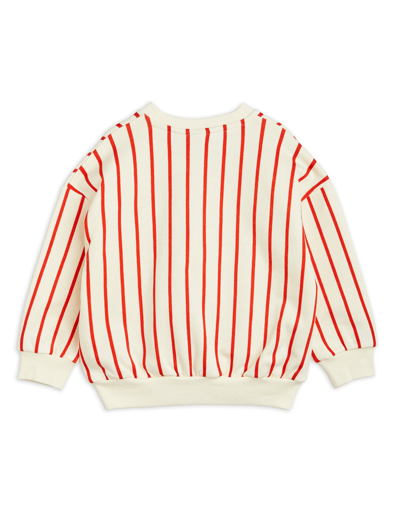 Fruits border stripe sweatshirt