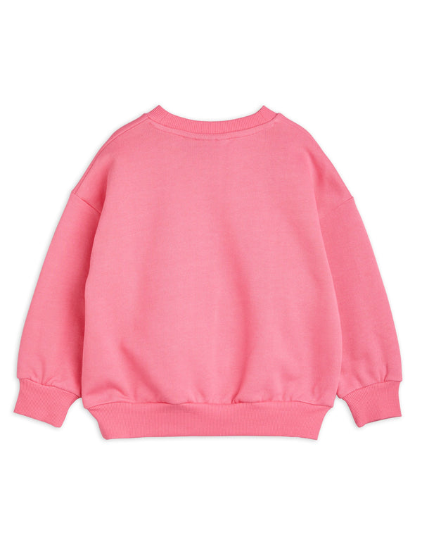 Mini Rodini MR x Wrangler Peace dove chenille sweatshirt pink