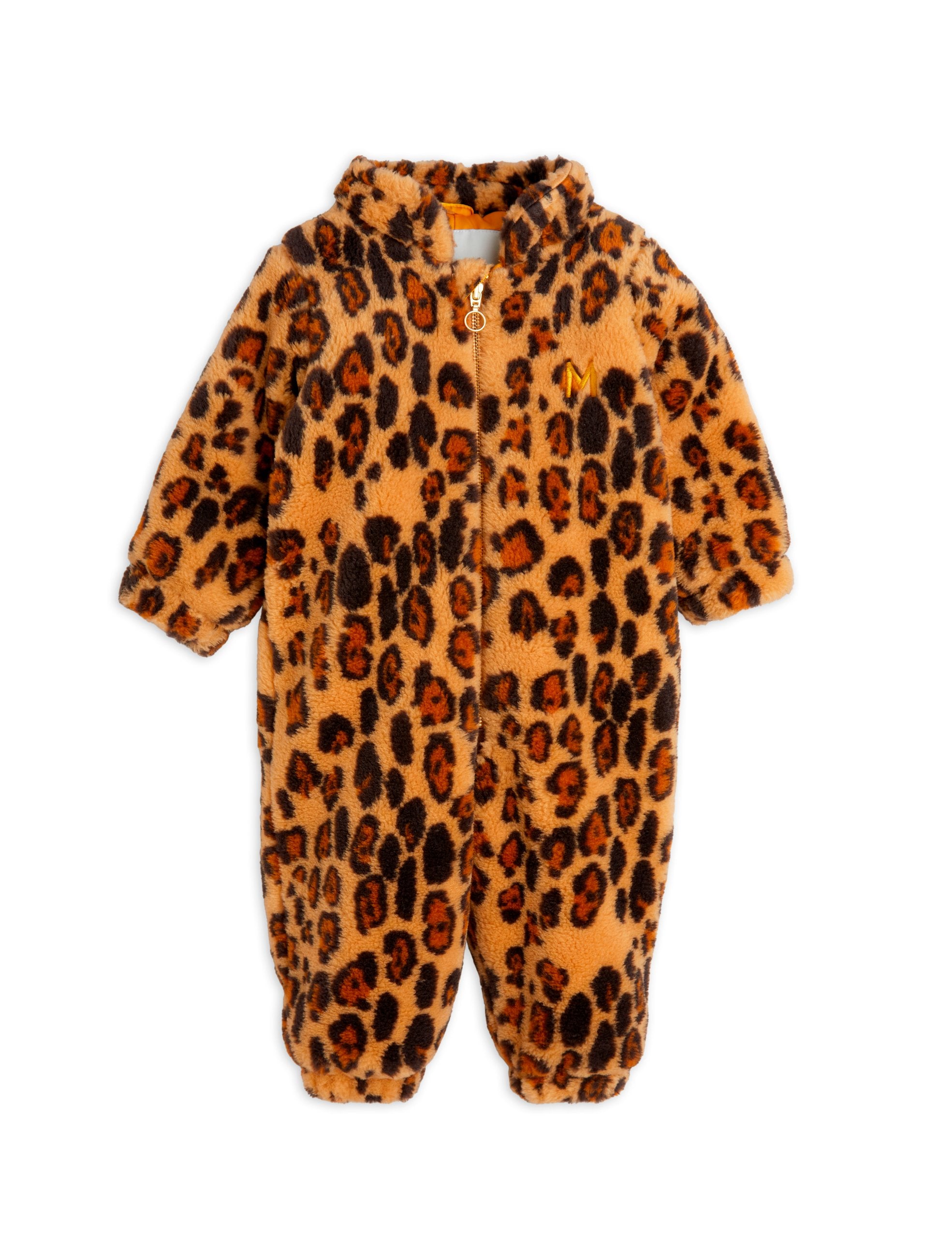 Leopard faux fur baby overall - BIG & BELG