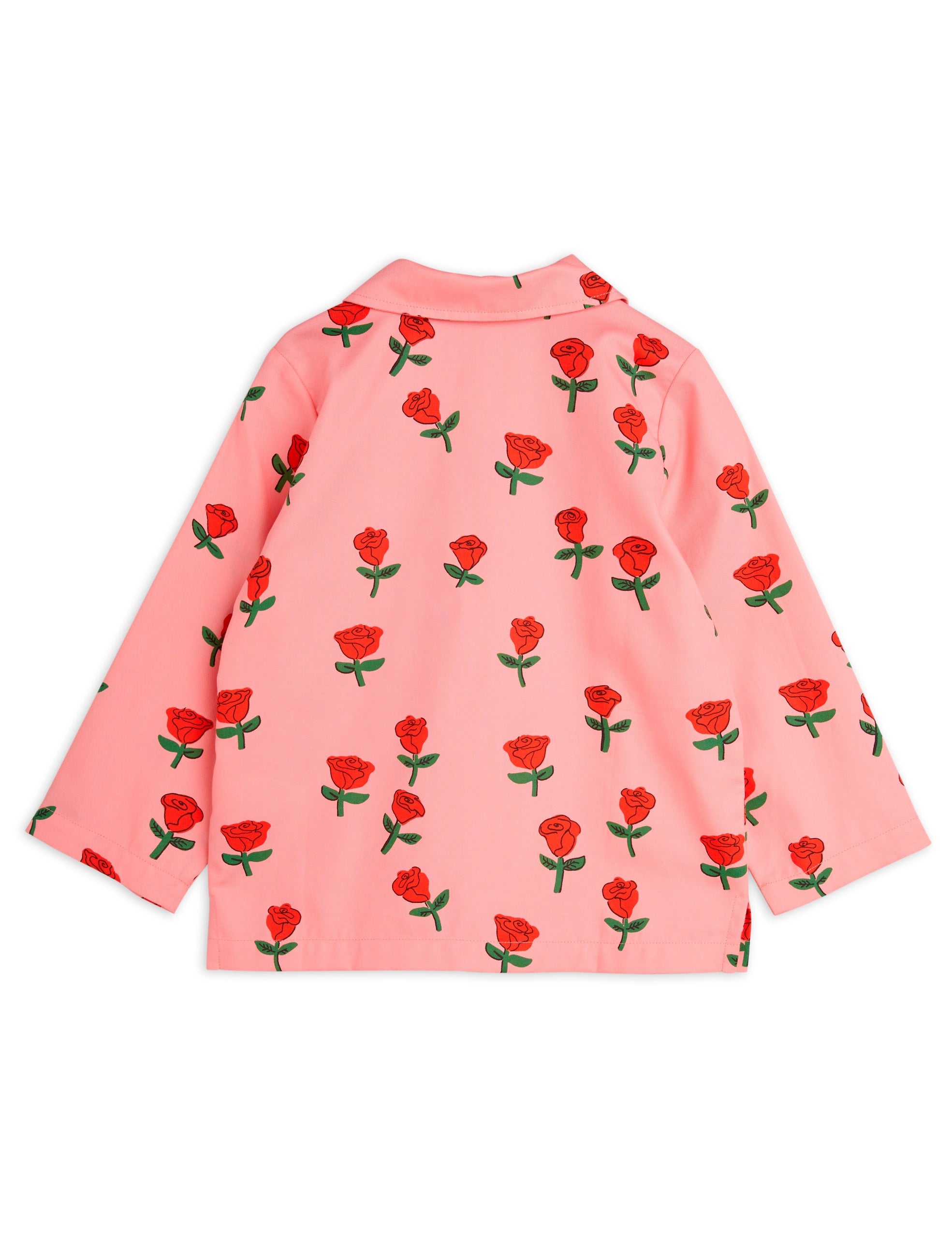 Roses all over print woven longsleeve shirt - BIG & BELG