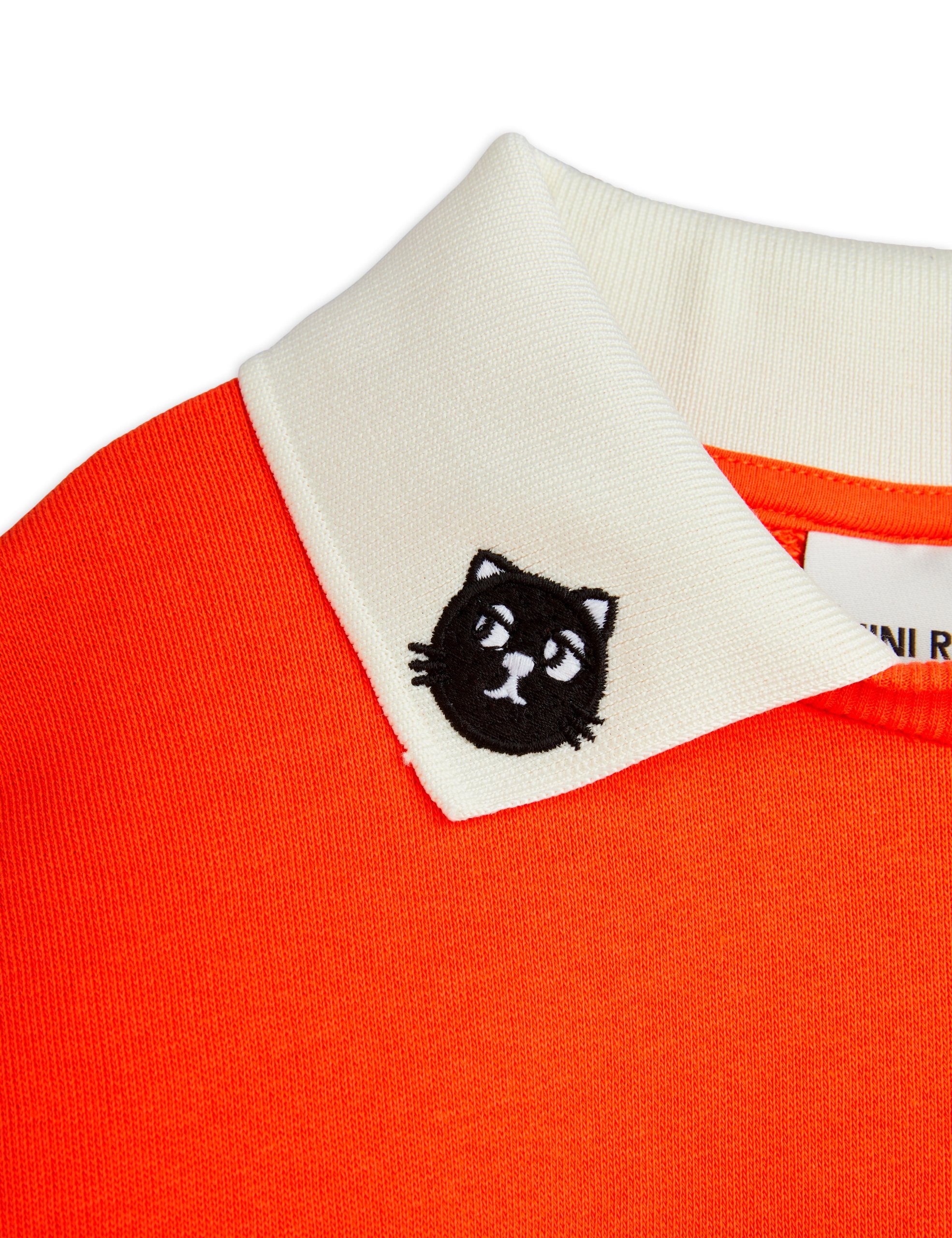 Cats embroidery collar sweatshirt - BIG & BELG