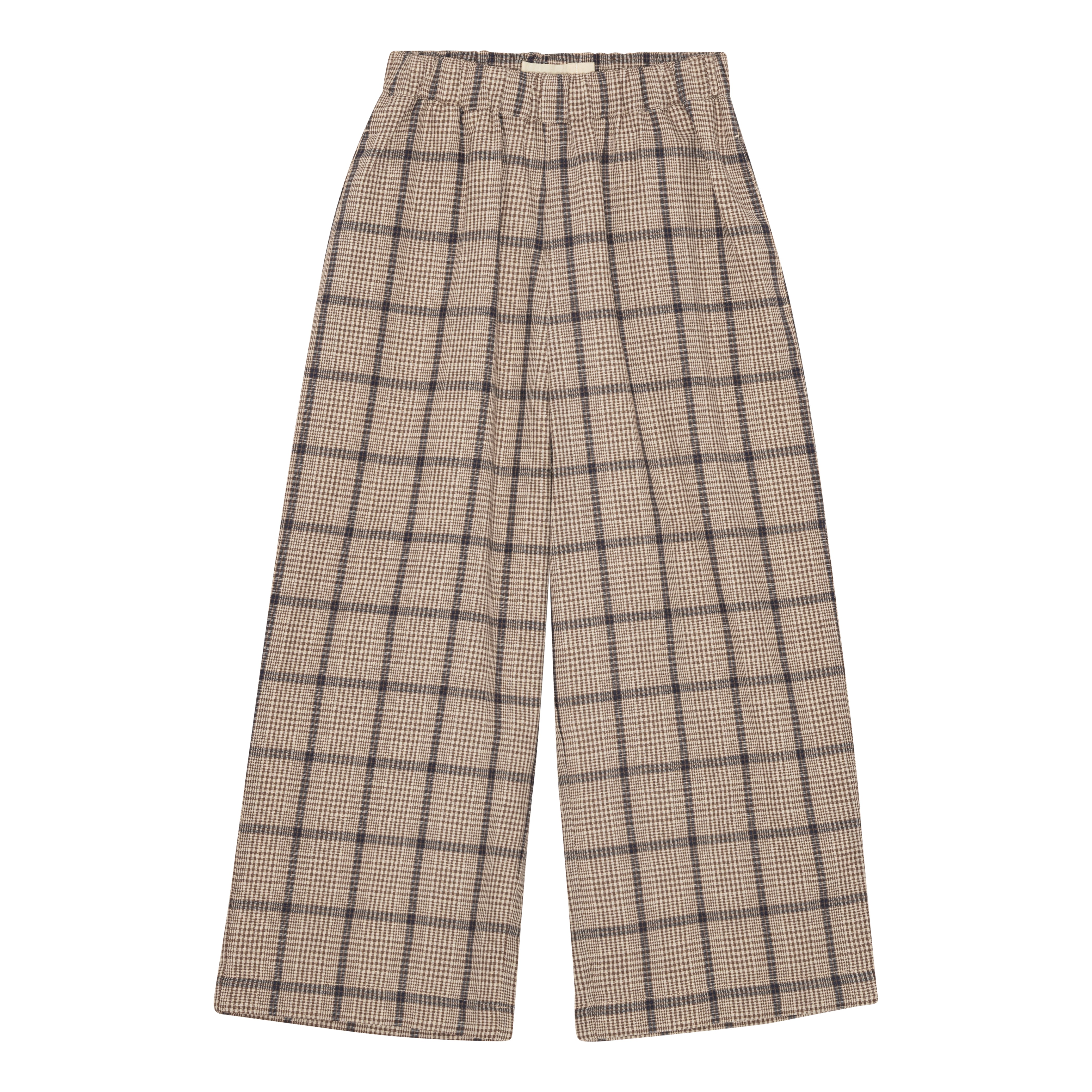 Francis Walnut Check Pants - BIG & BELG