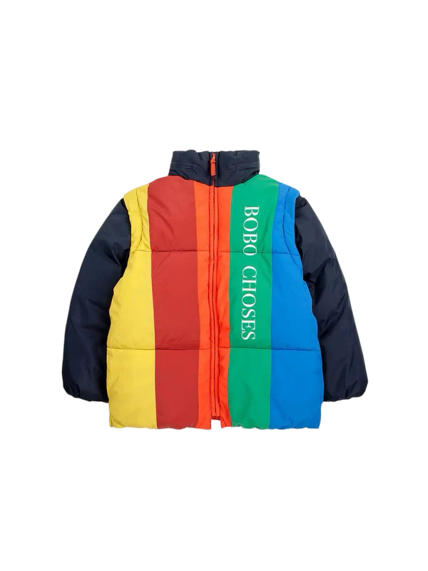 Bobo Choses color block padded anorak - BIG & BELG