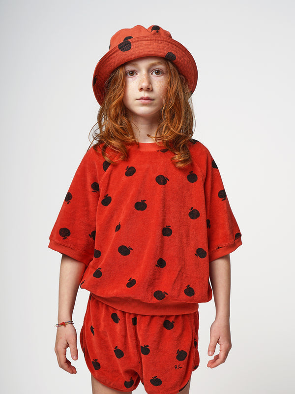 Poma allover short sleeve terry sweatshirt