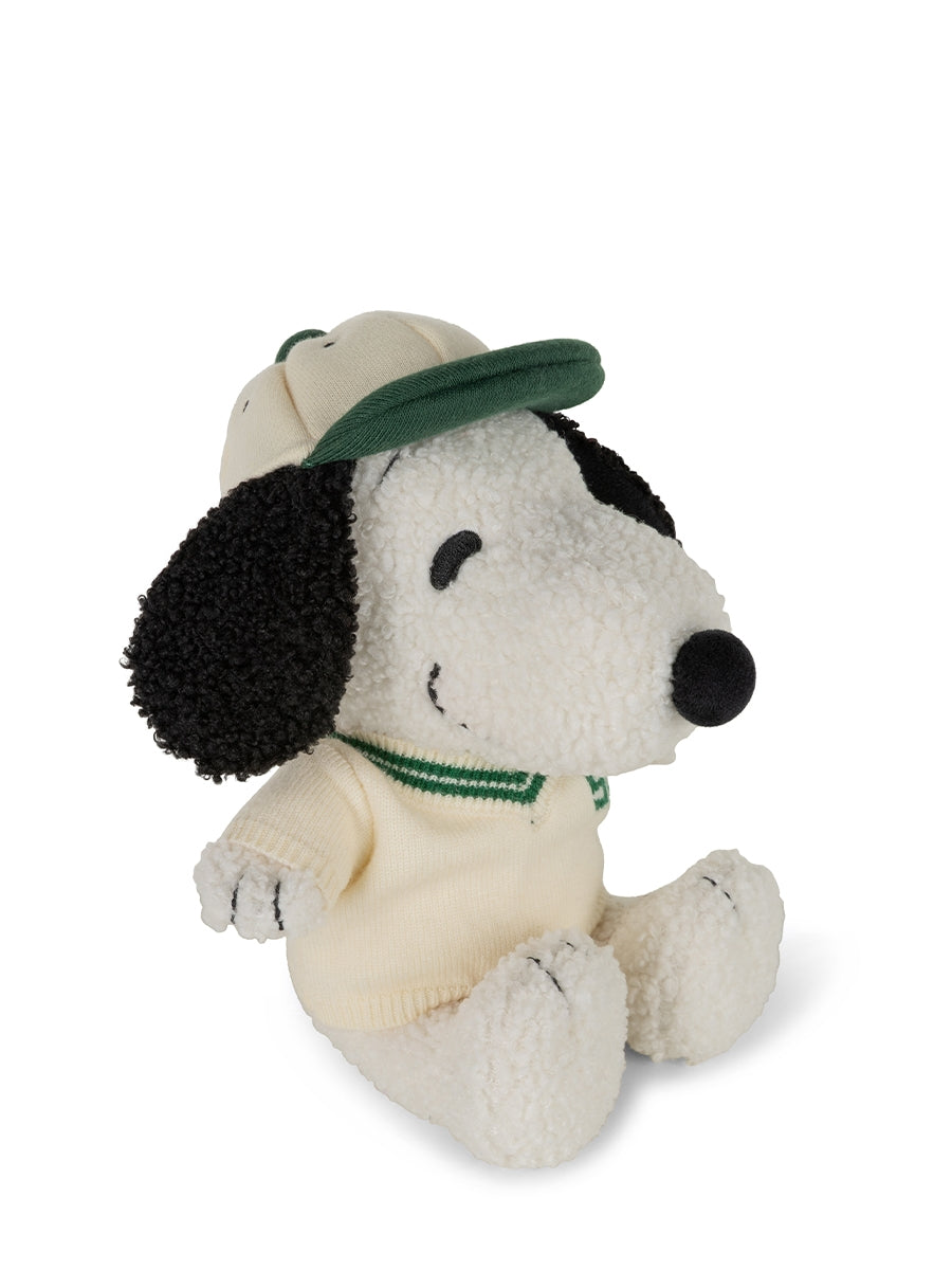 Snoopy ECO Tiny Teddy Cream with Varsity Sweater