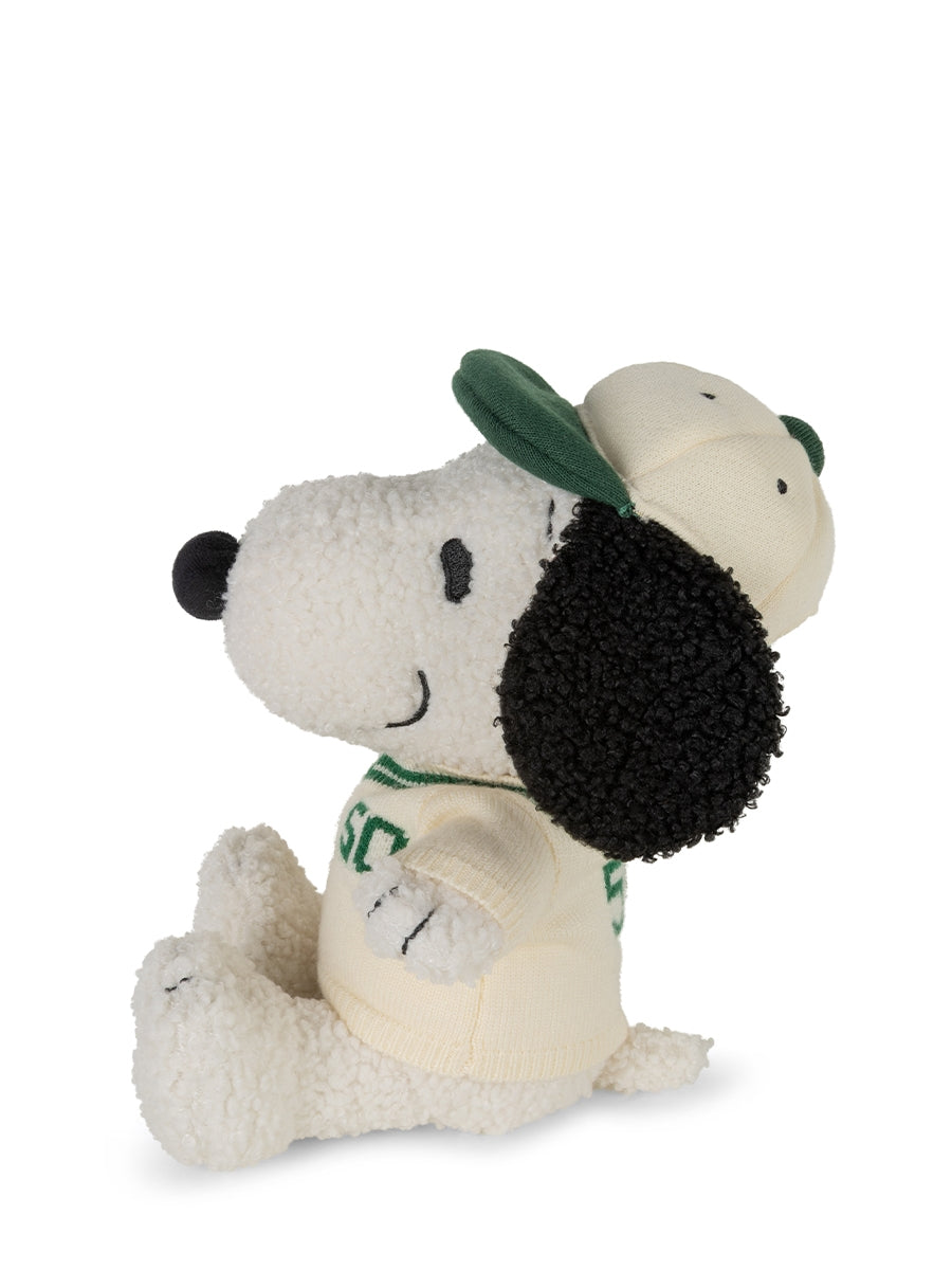 Snoopy ECO Tiny Teddy Cream with Varsity Sweater