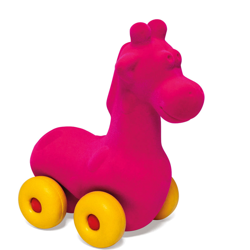 RUBBABU Animal on wheels Giraffe