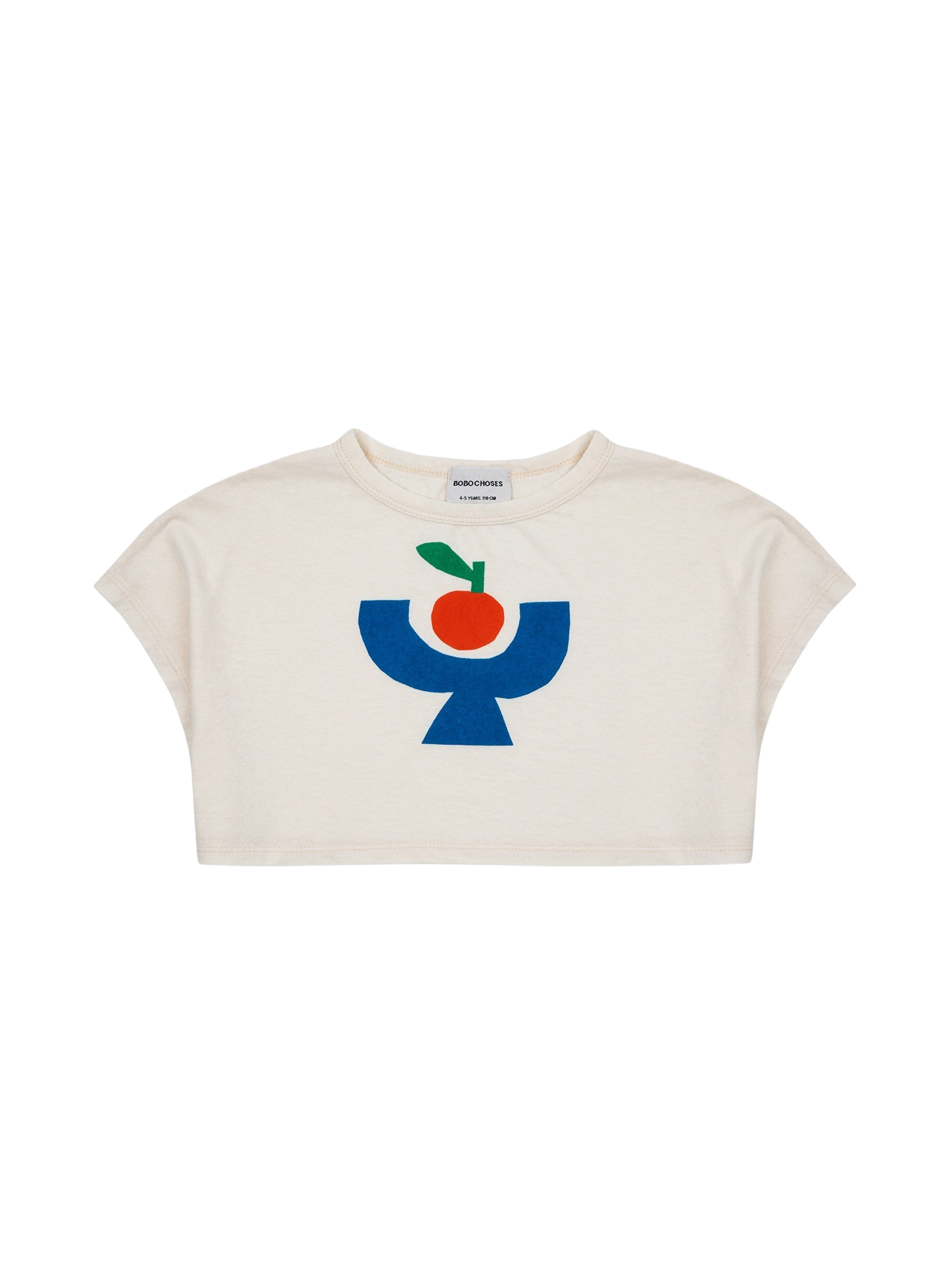 Tomato Plate cropped T-shirt