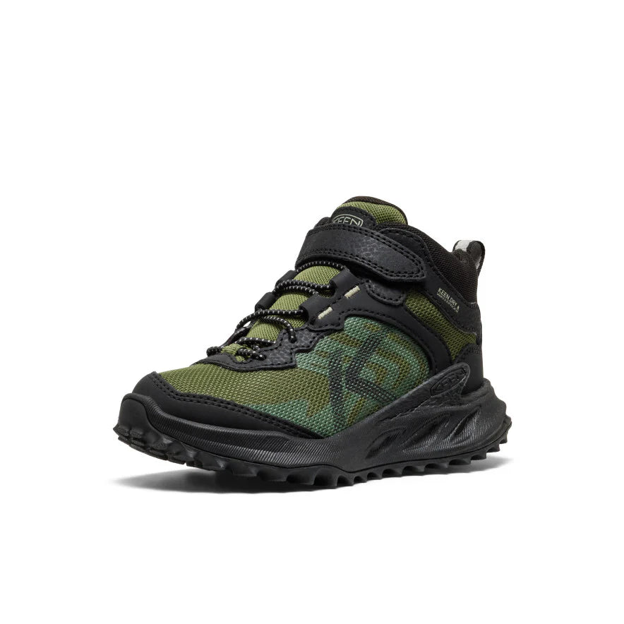 ZIONIC MID Little Kids - BLACK/BRONZE GREEN - BIG & BELG