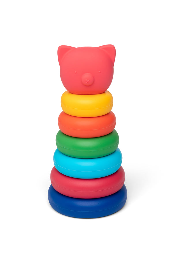 LITTLE L Pig stacking tower Bright colors