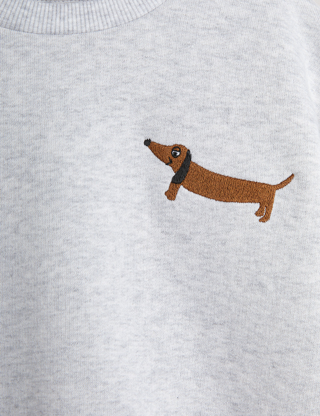 Dog embroidered sweatshirt - BIG & BELG