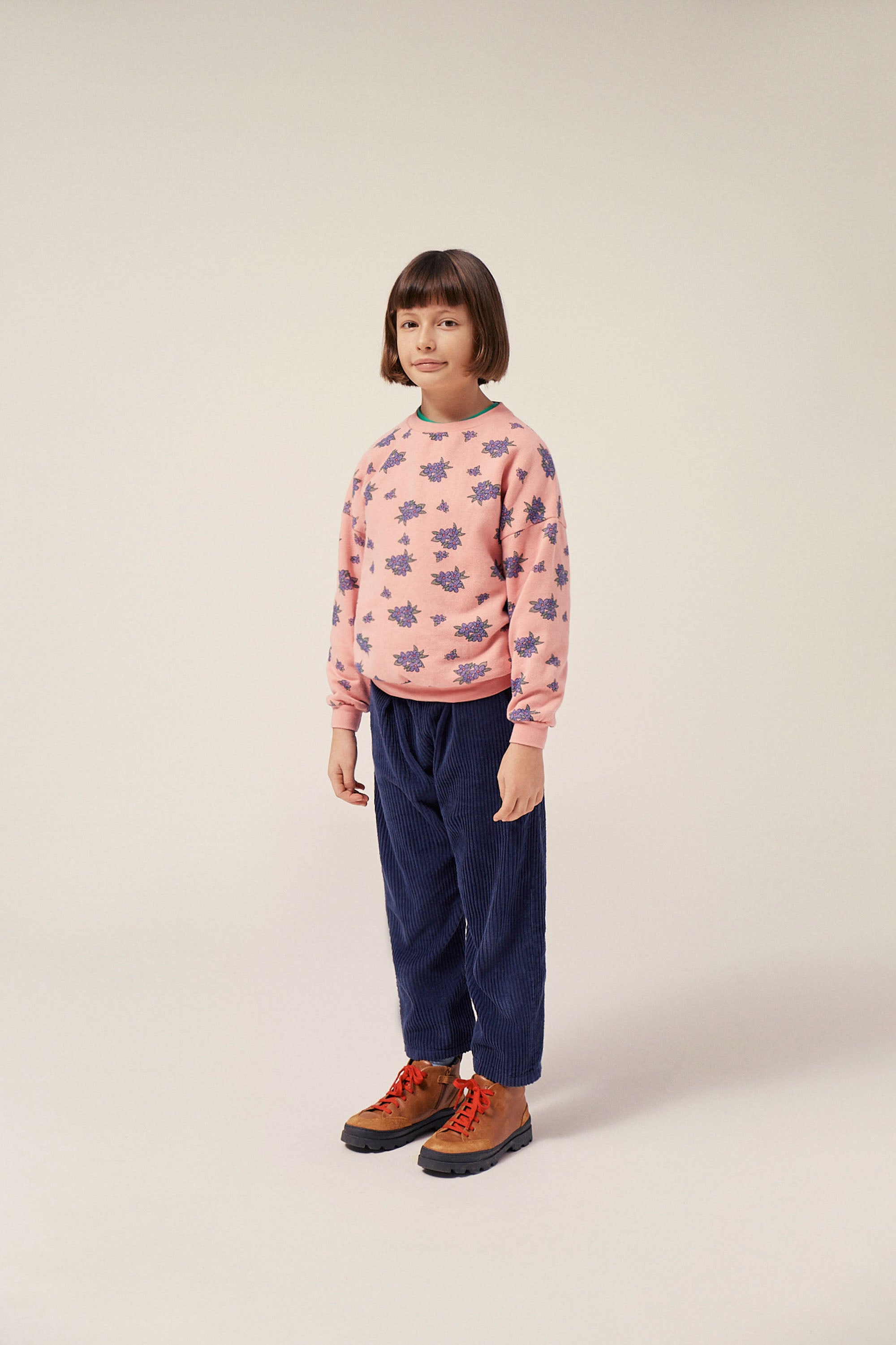 Flowers Oversized Kids Sweatshirt - BIG & BELG