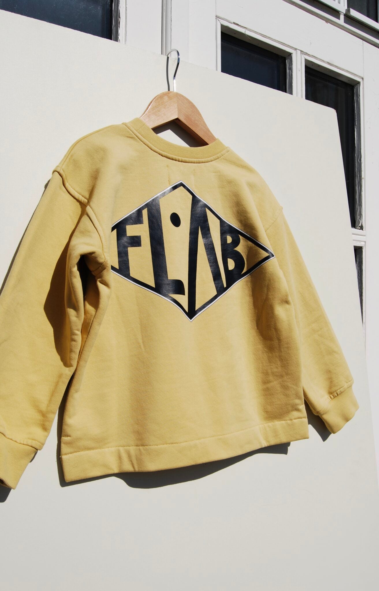 Eddie Sweatshirt Purple Yellow - BIG & BELG