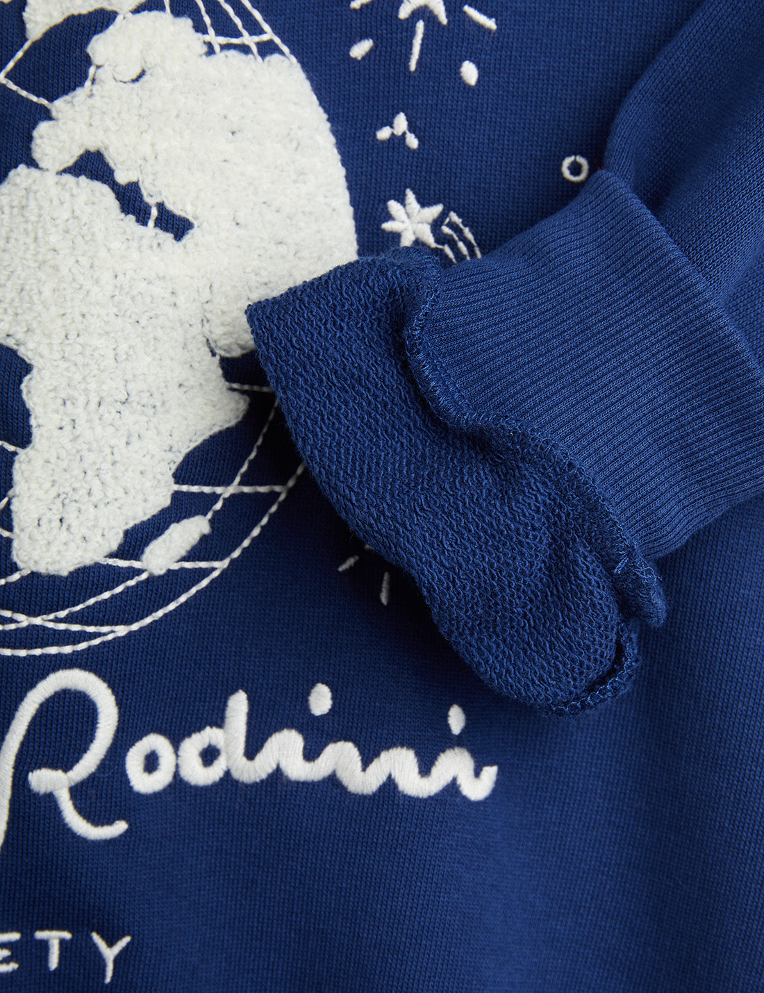 Mini Rodini Society embroidered collar sweatshirt - BIG & BELG