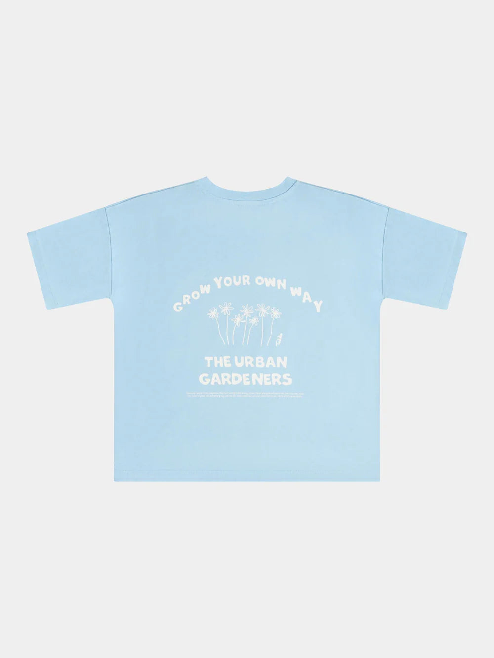 Grown Your Own Way Tee Blue/Cream