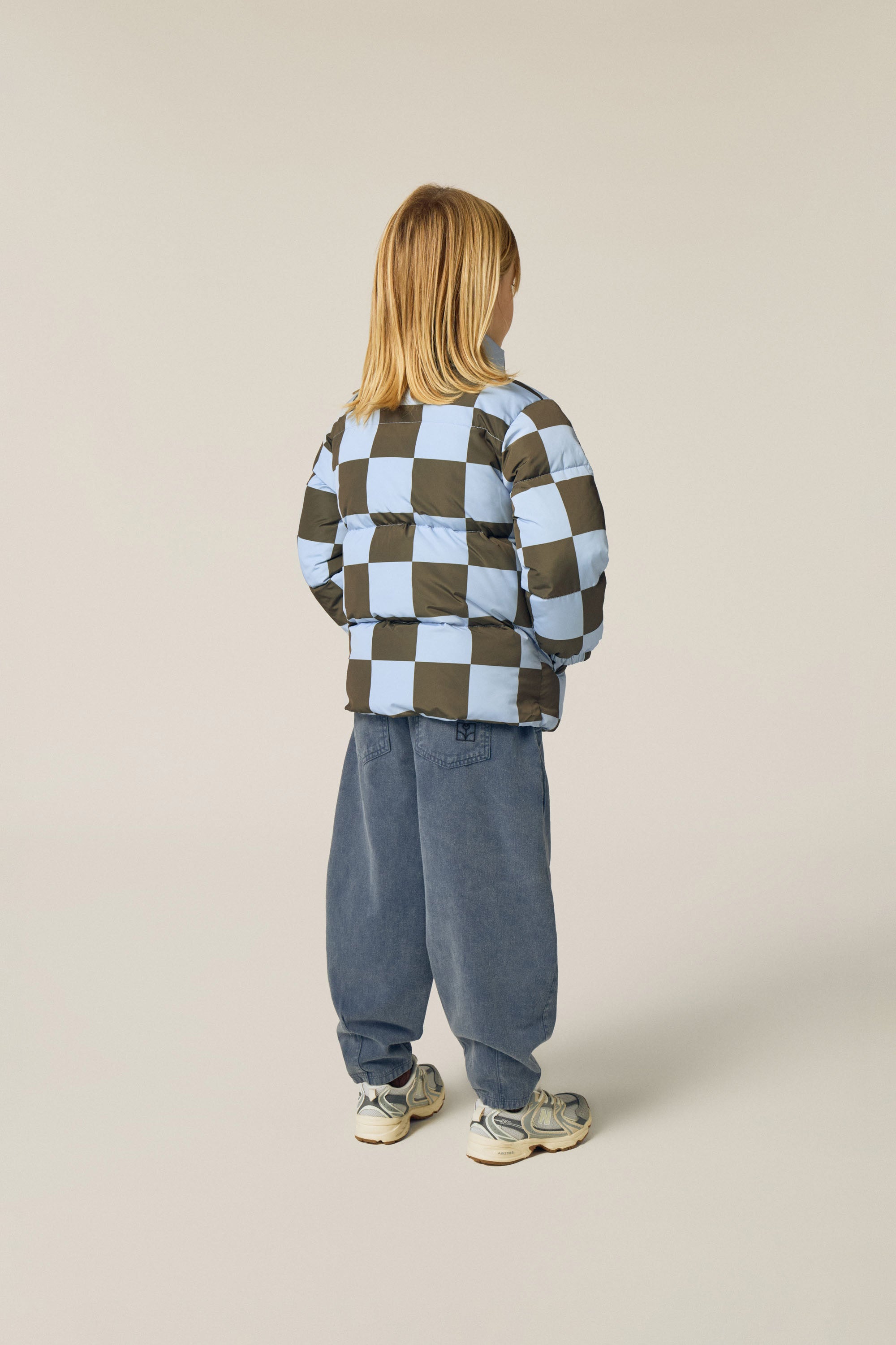 Checked Puffer Jacket