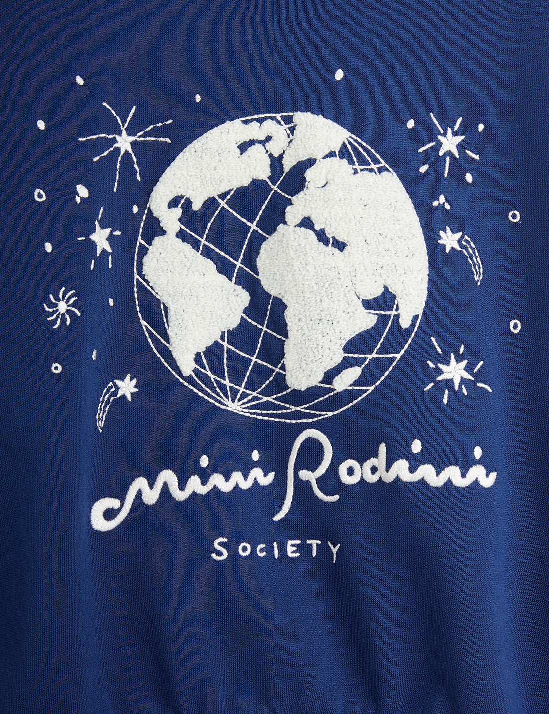 Mini Rodini Society embroidered collar sweatshirt - BIG & BELG