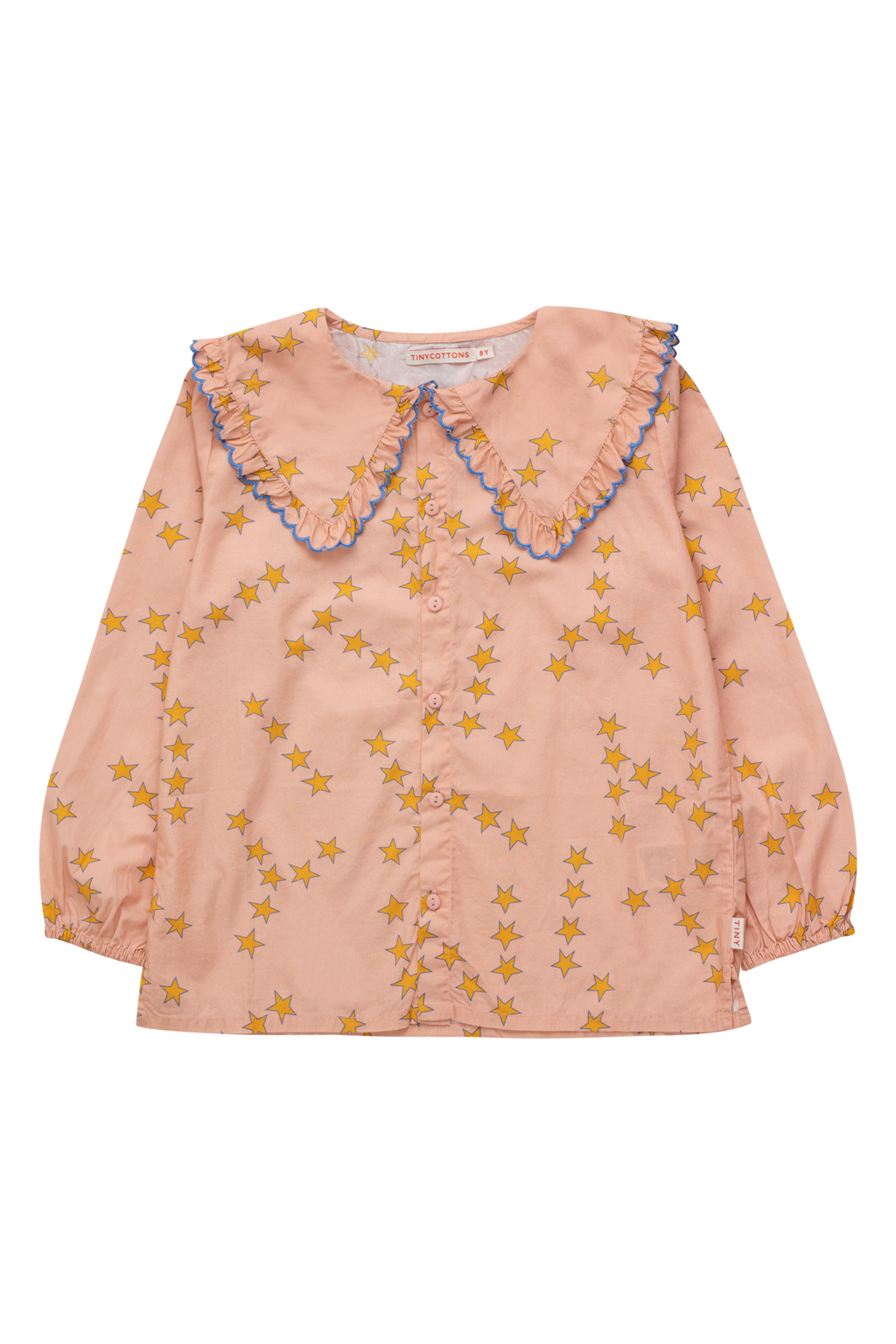 TINY STARS FRILL COLLAR SHIRT