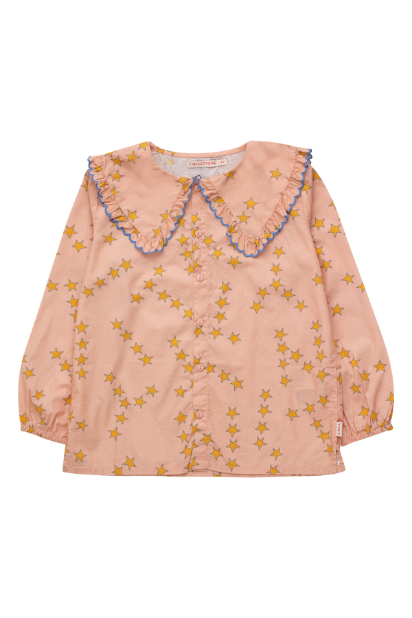 TINY STARS FRILL COLLAR SHIRT