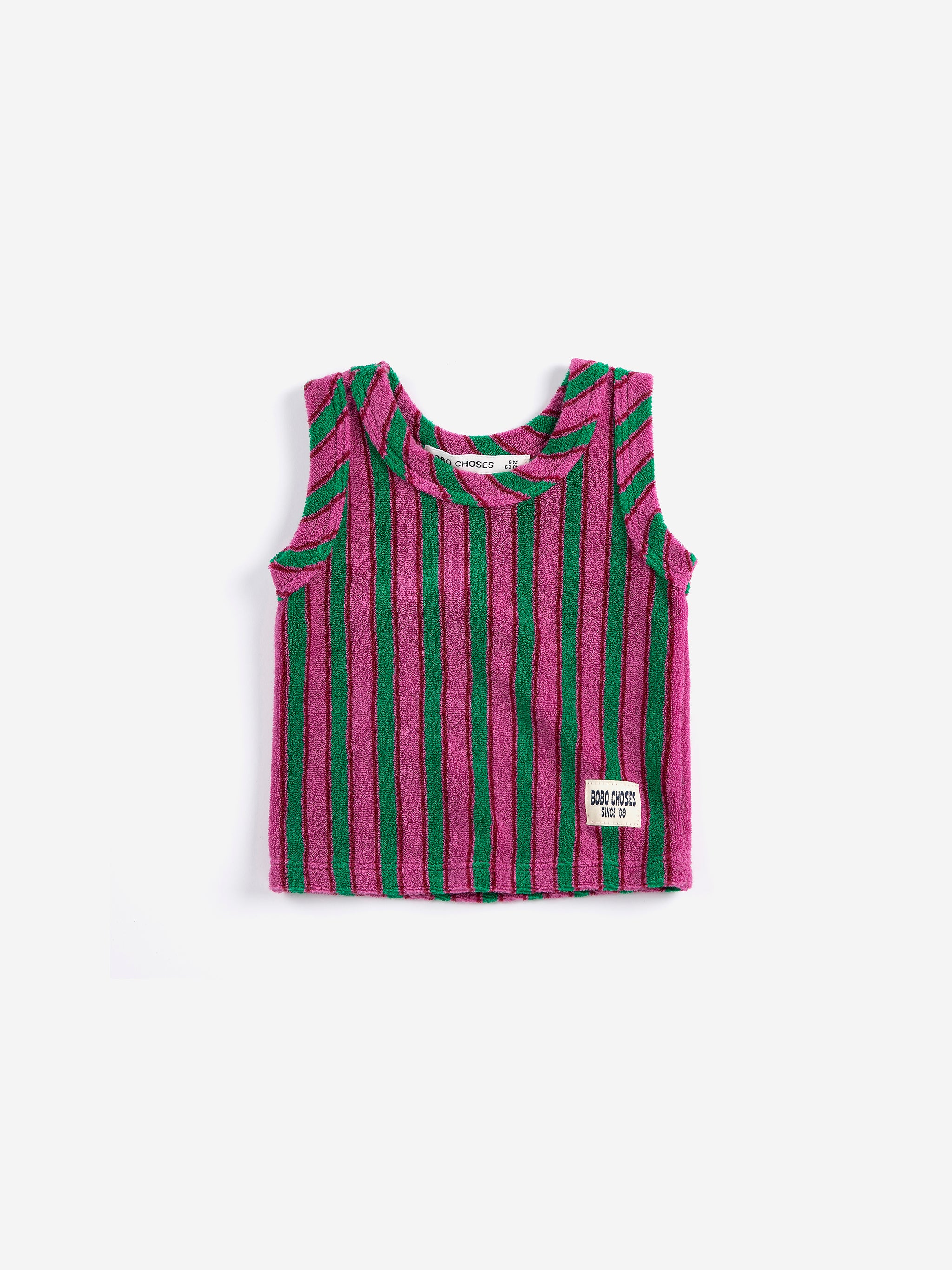 Striped terry cloth tank top - BIG & BELG