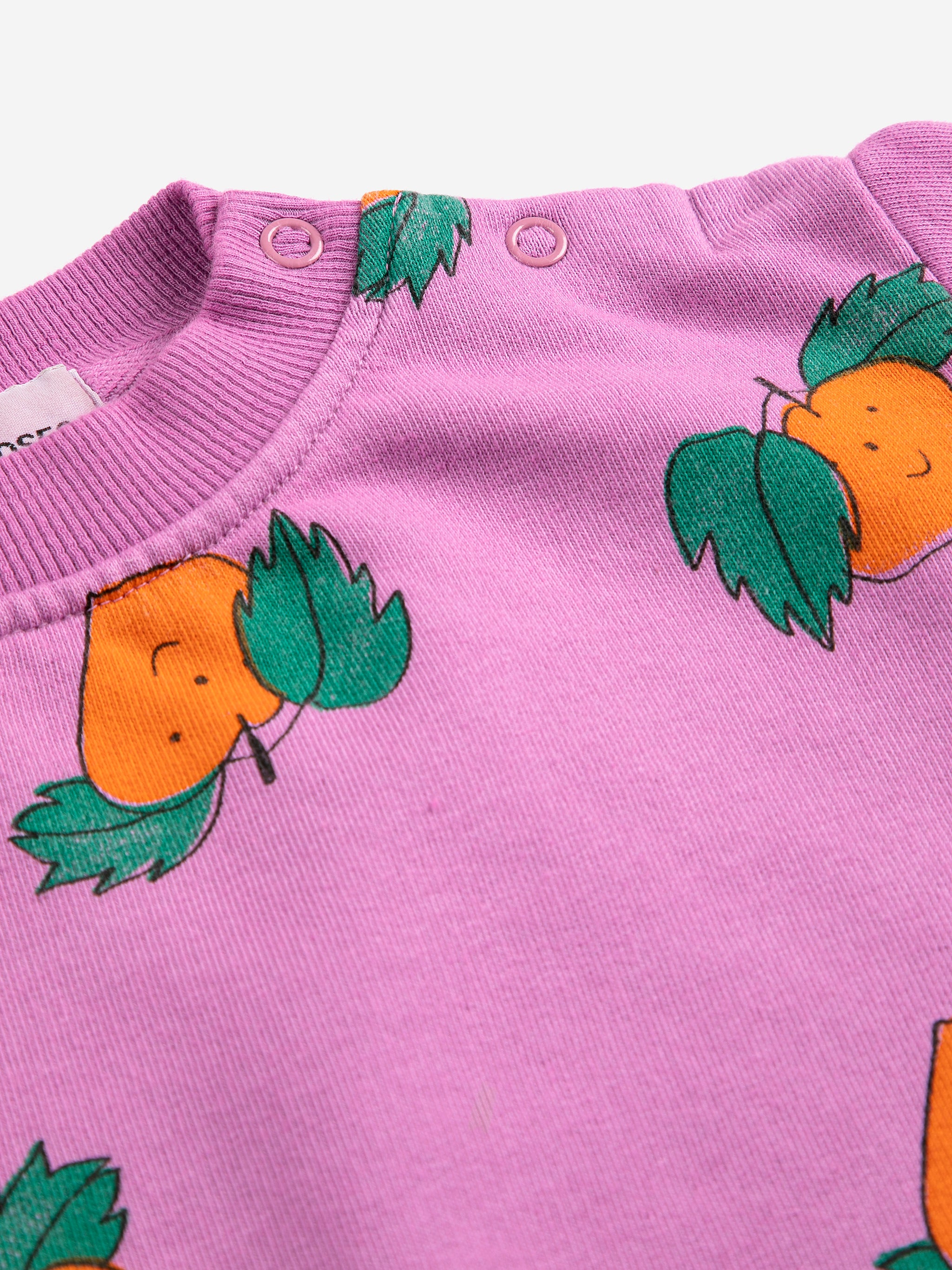 Tangerine all over sweatshirt - BIG & BELG