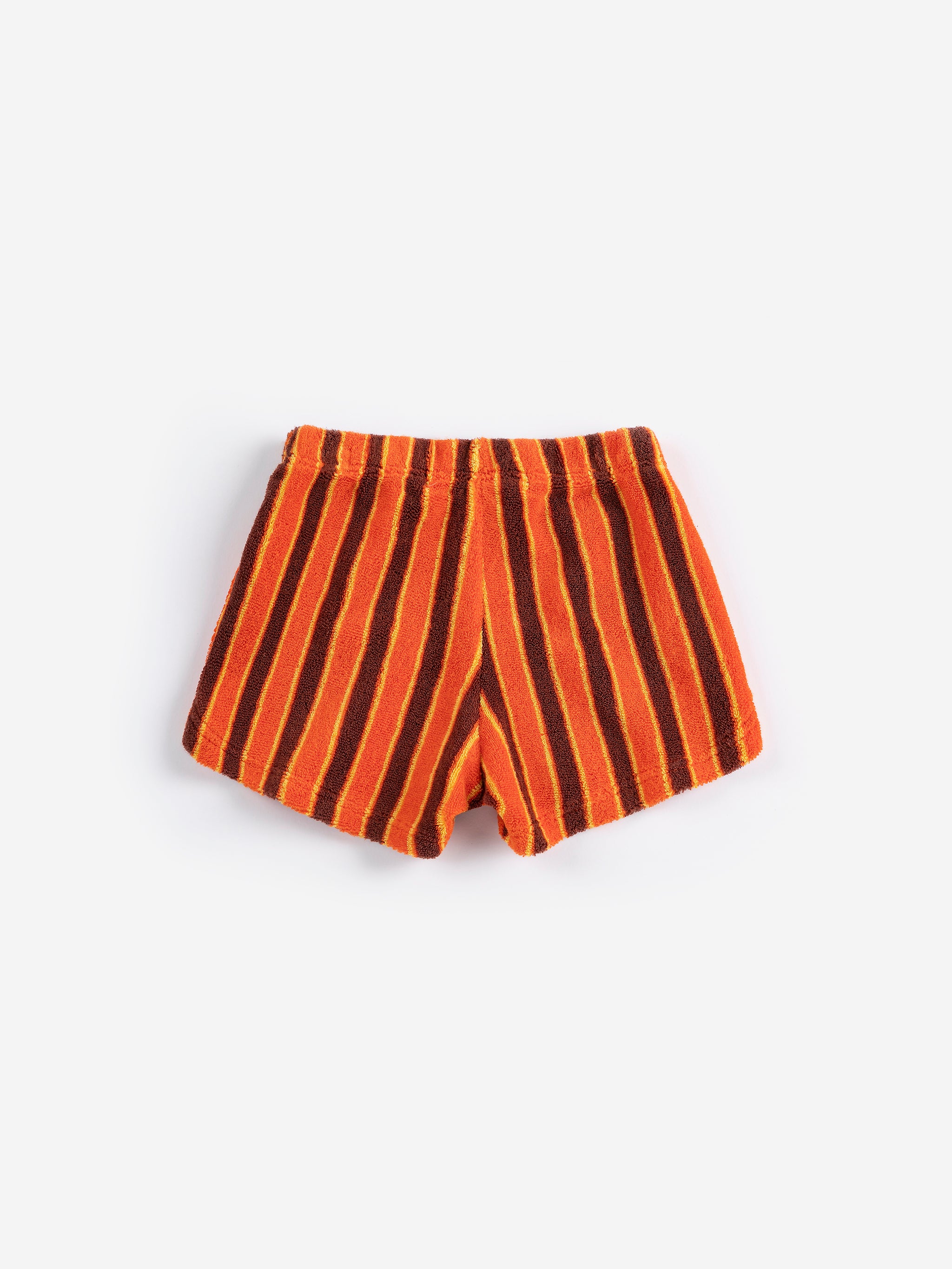 Striped Brick terry cloth shorts baby - BIG & BELG