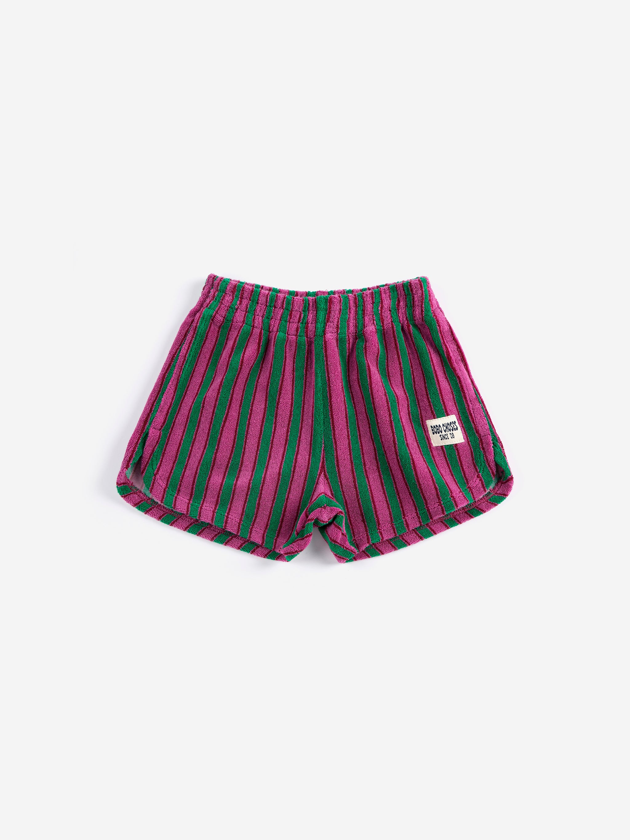 Striped terry cloth shorts - BIG & BELG