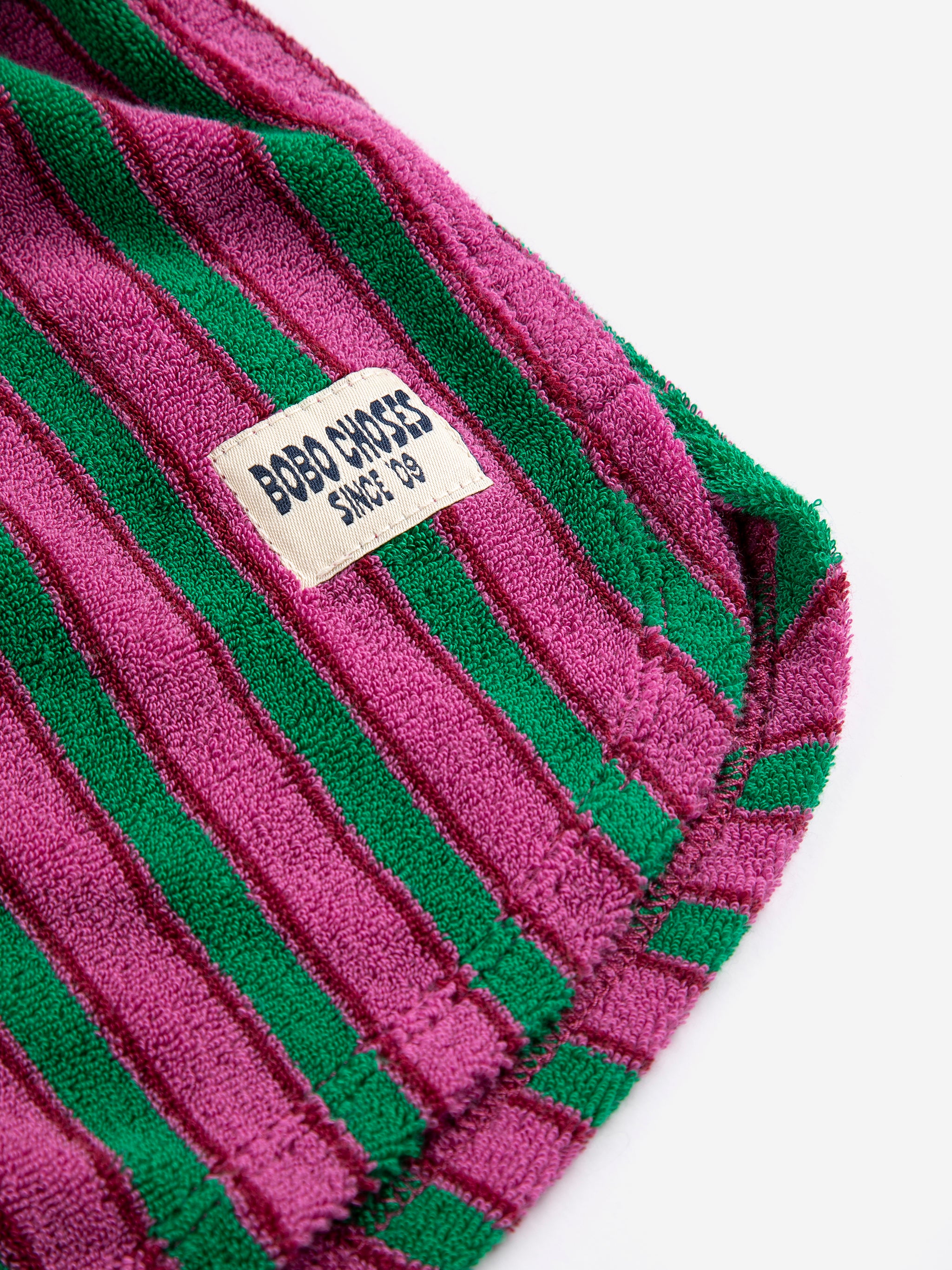 Striped terry cloth shorts - BIG & BELG
