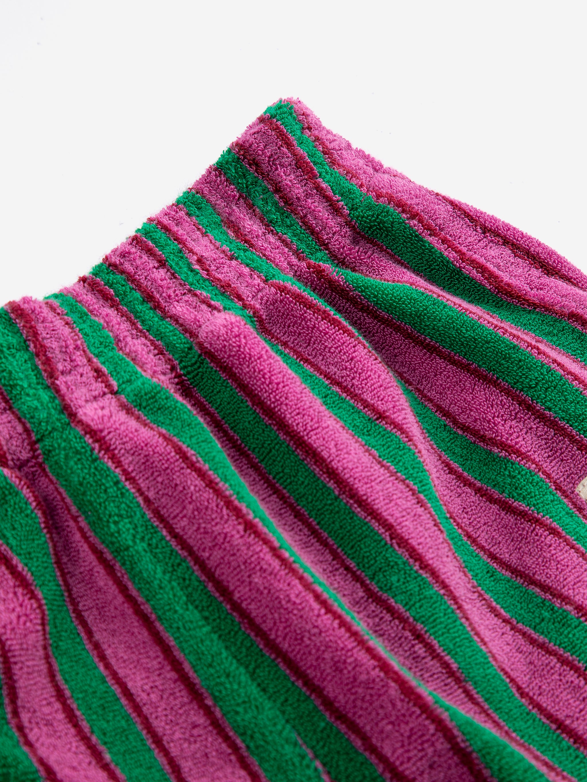 Striped terry cloth shorts - BIG & BELG