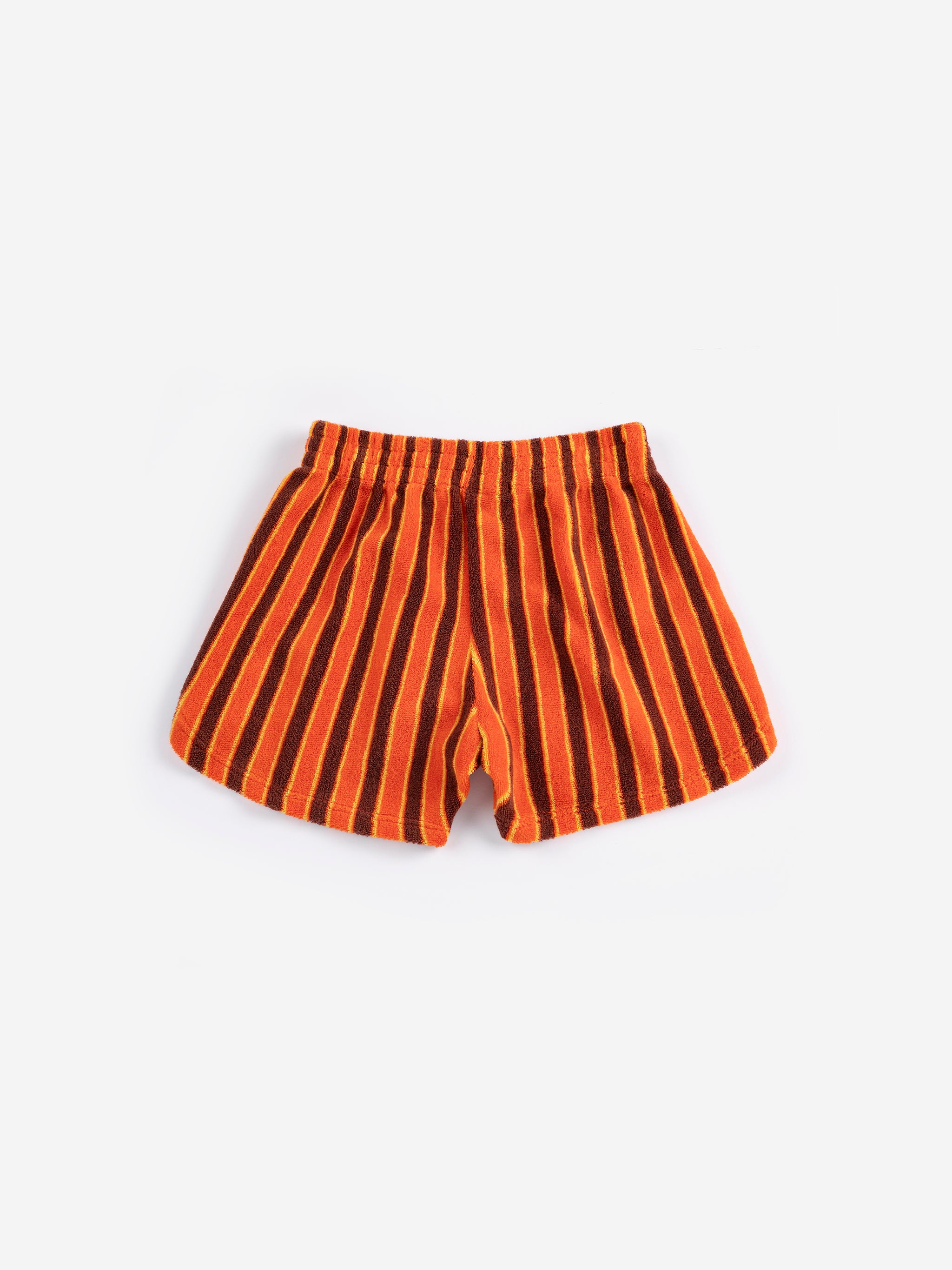 Striped Brick terry cloth shorts kids - BIG & BELG