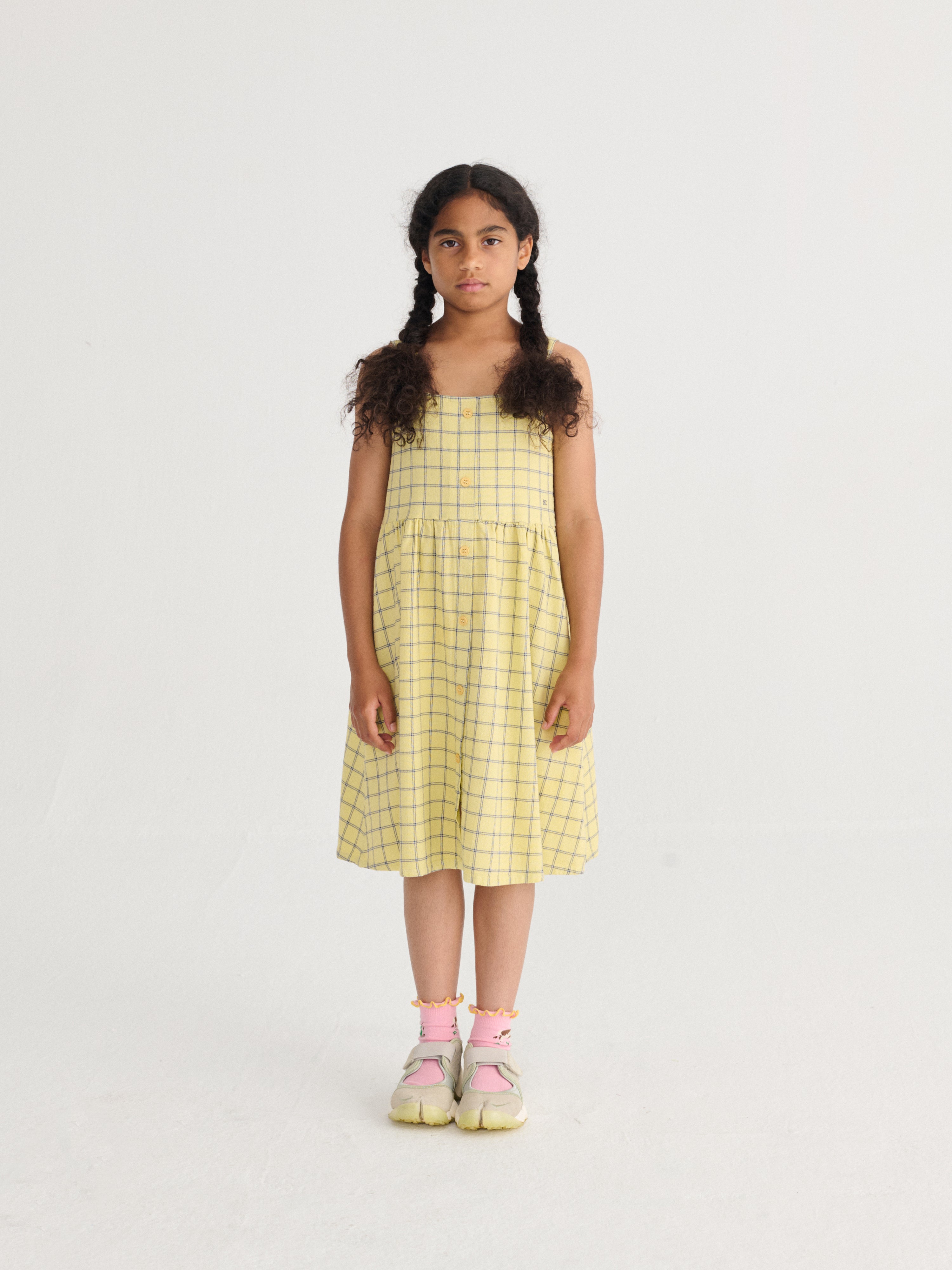 Spicy Window Pane woven dress - BIG & BELG