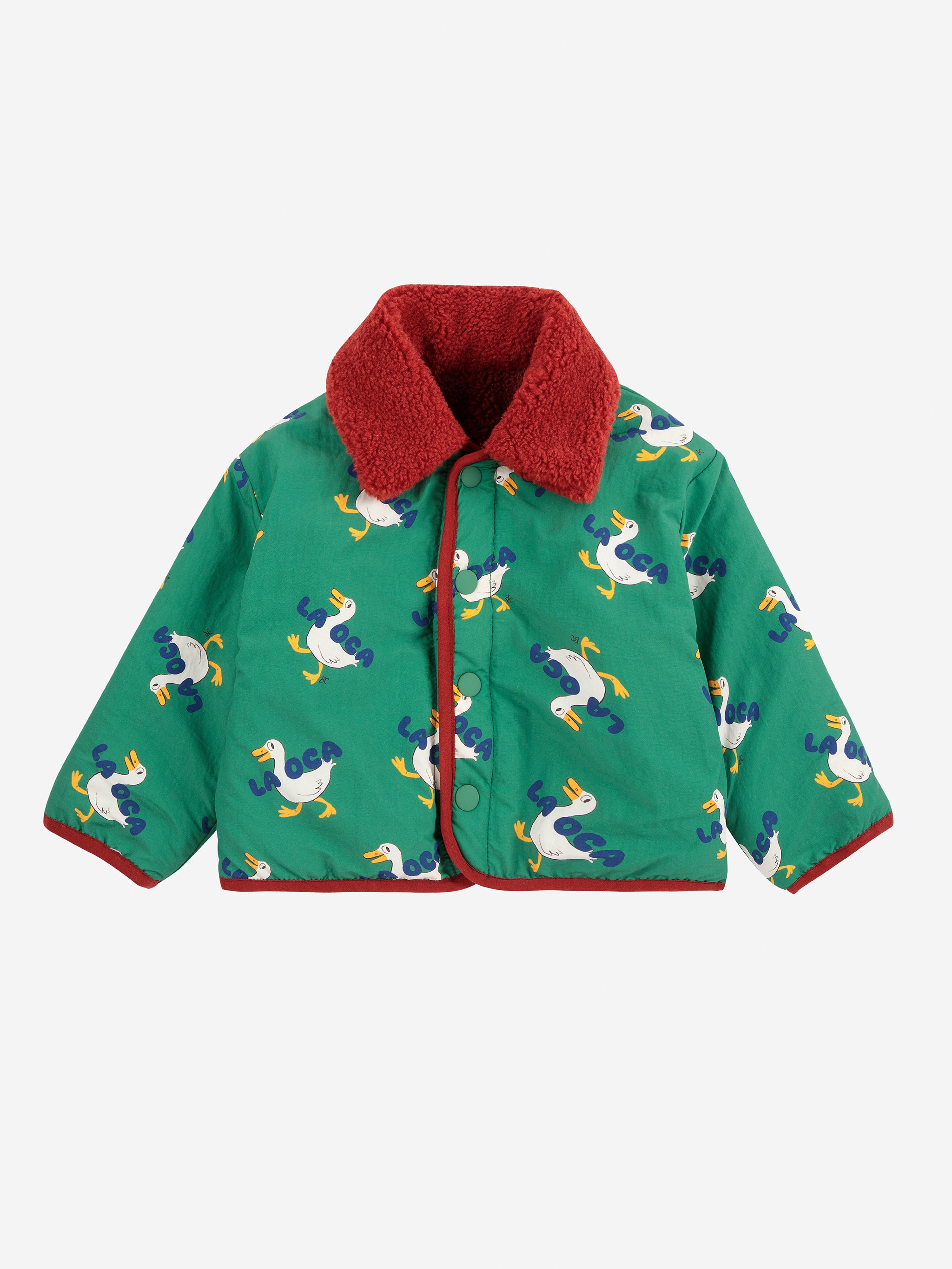 La Oca all over reversible sheepskin jacket - BIG & BELG