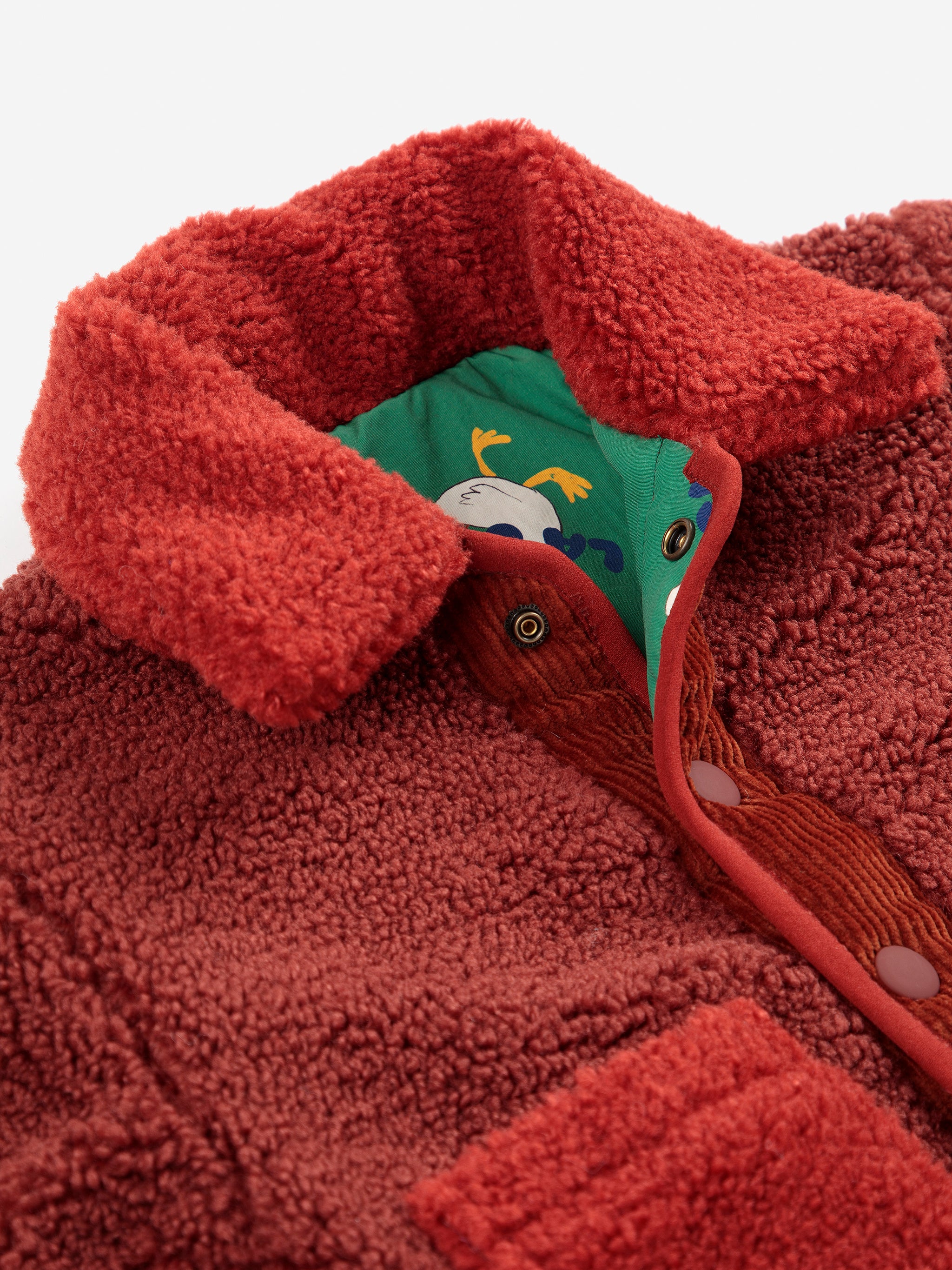 La Oca all over reversible sheepskin jacket - BIG & BELG
