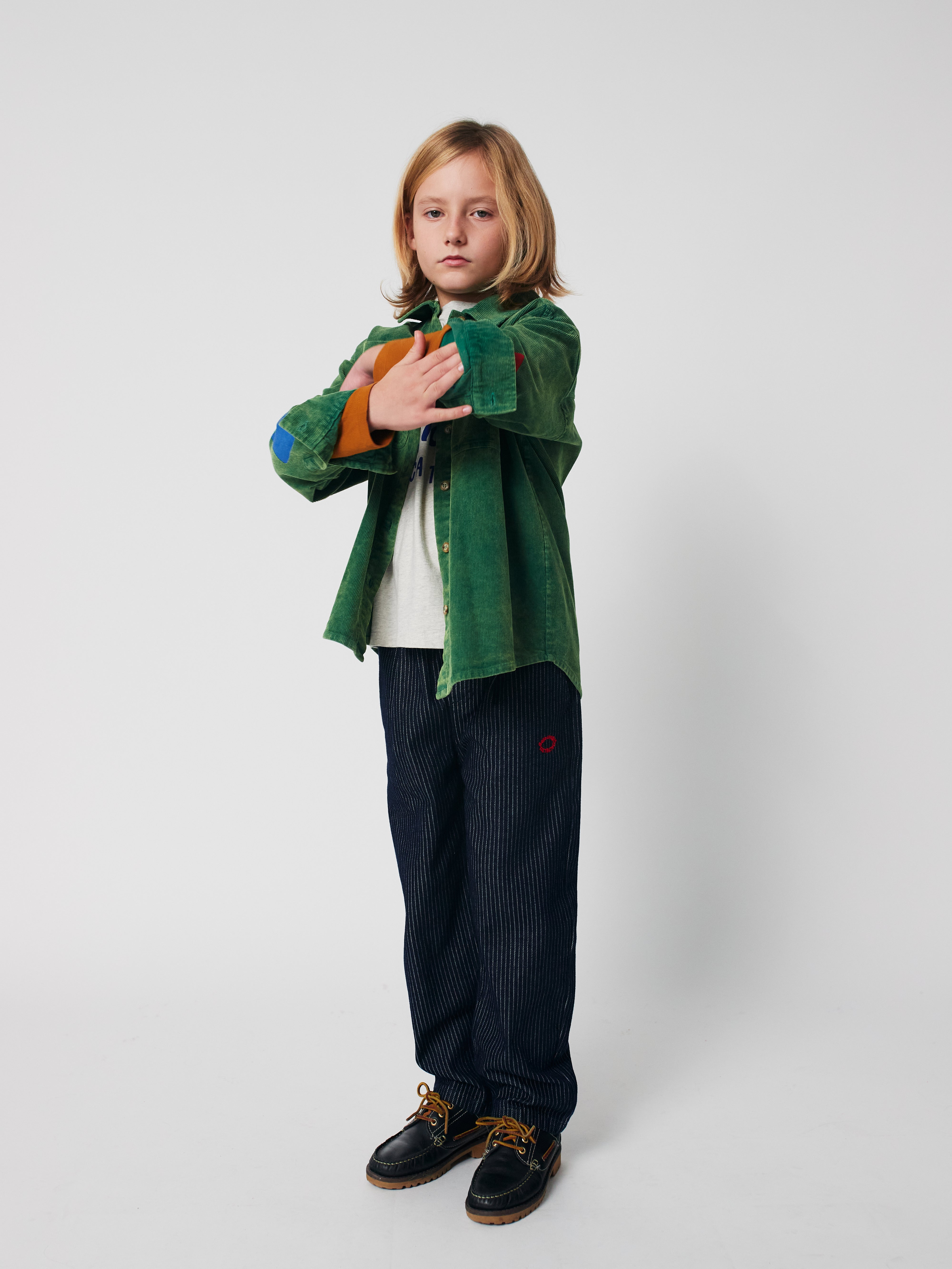 Tic Tac Toe denim pants - BIG & BELG