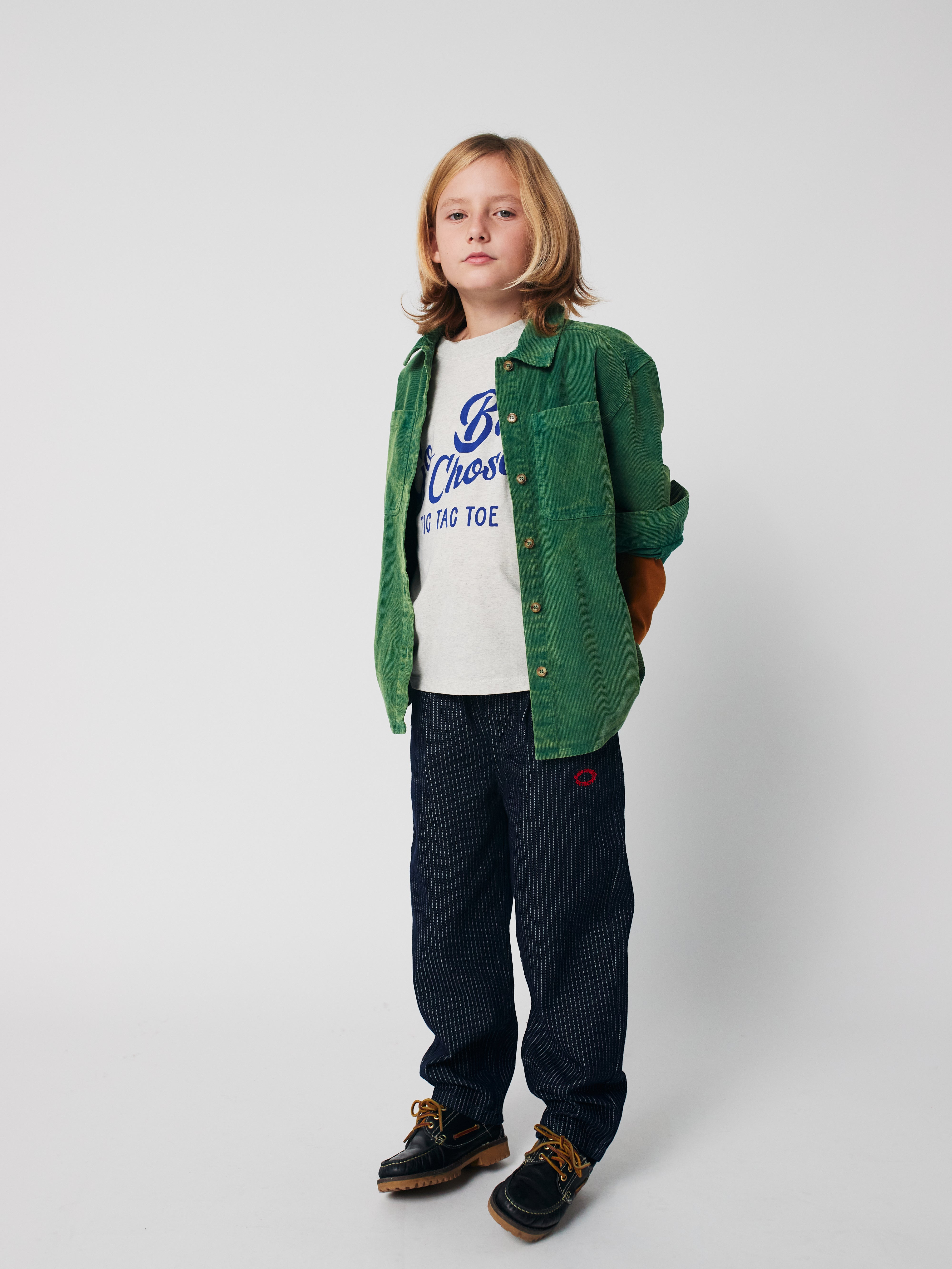 Tic Tac Toe denim pants - BIG & BELG