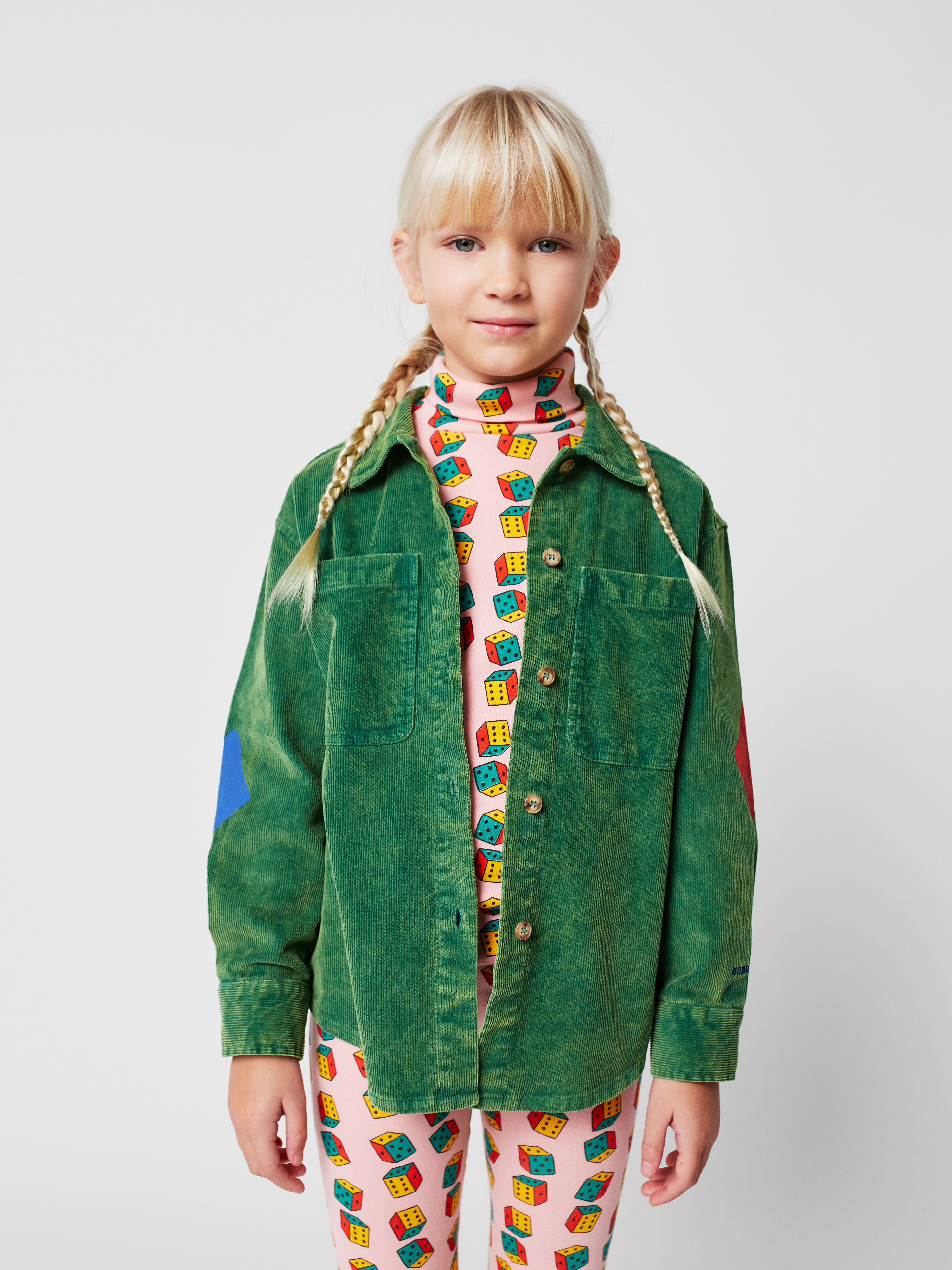 Dices all over turtle neck T-shirt - BIG & BELG
