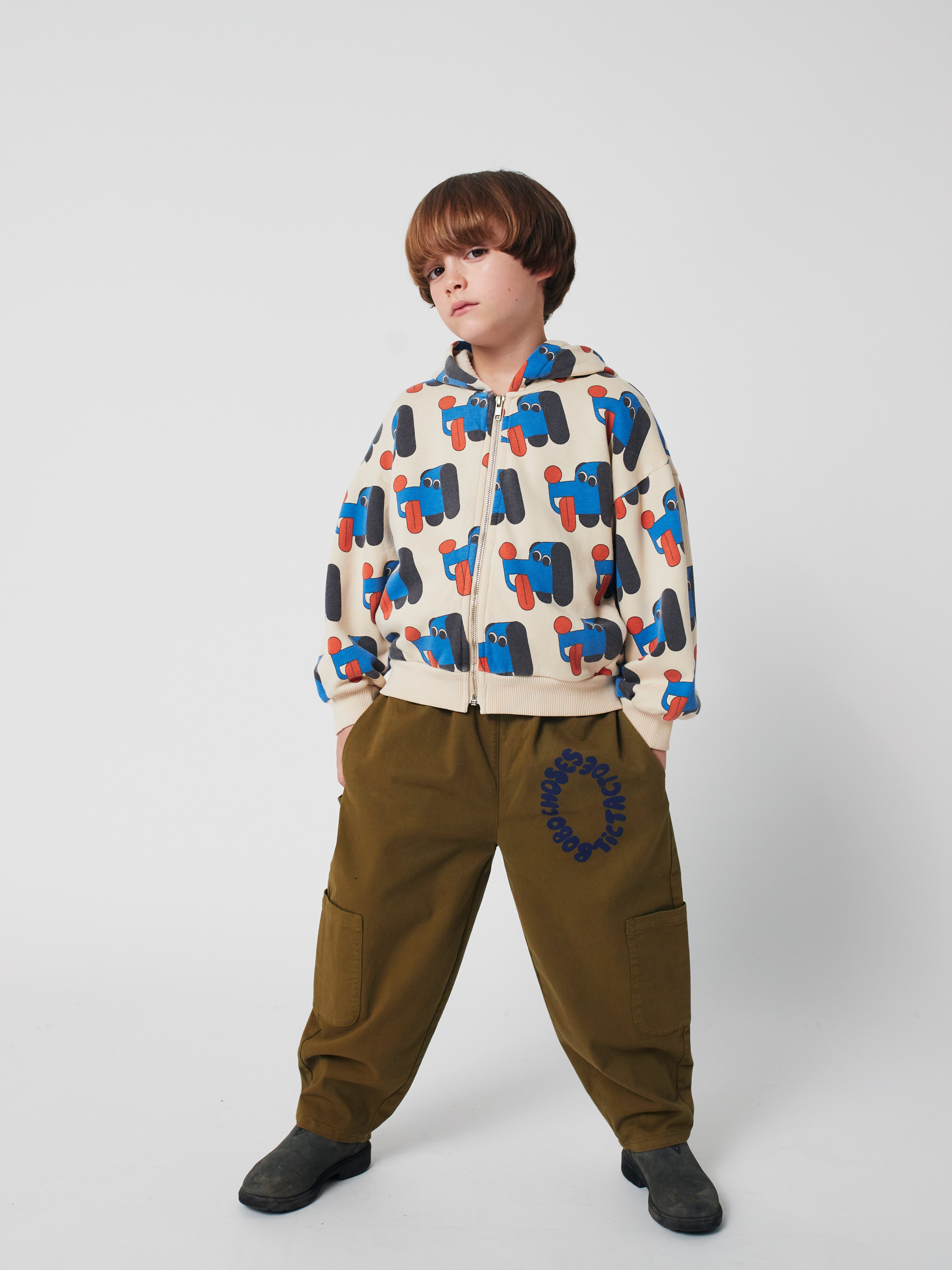 Tic Tac Toe woven cargo pants - BIG & BELG