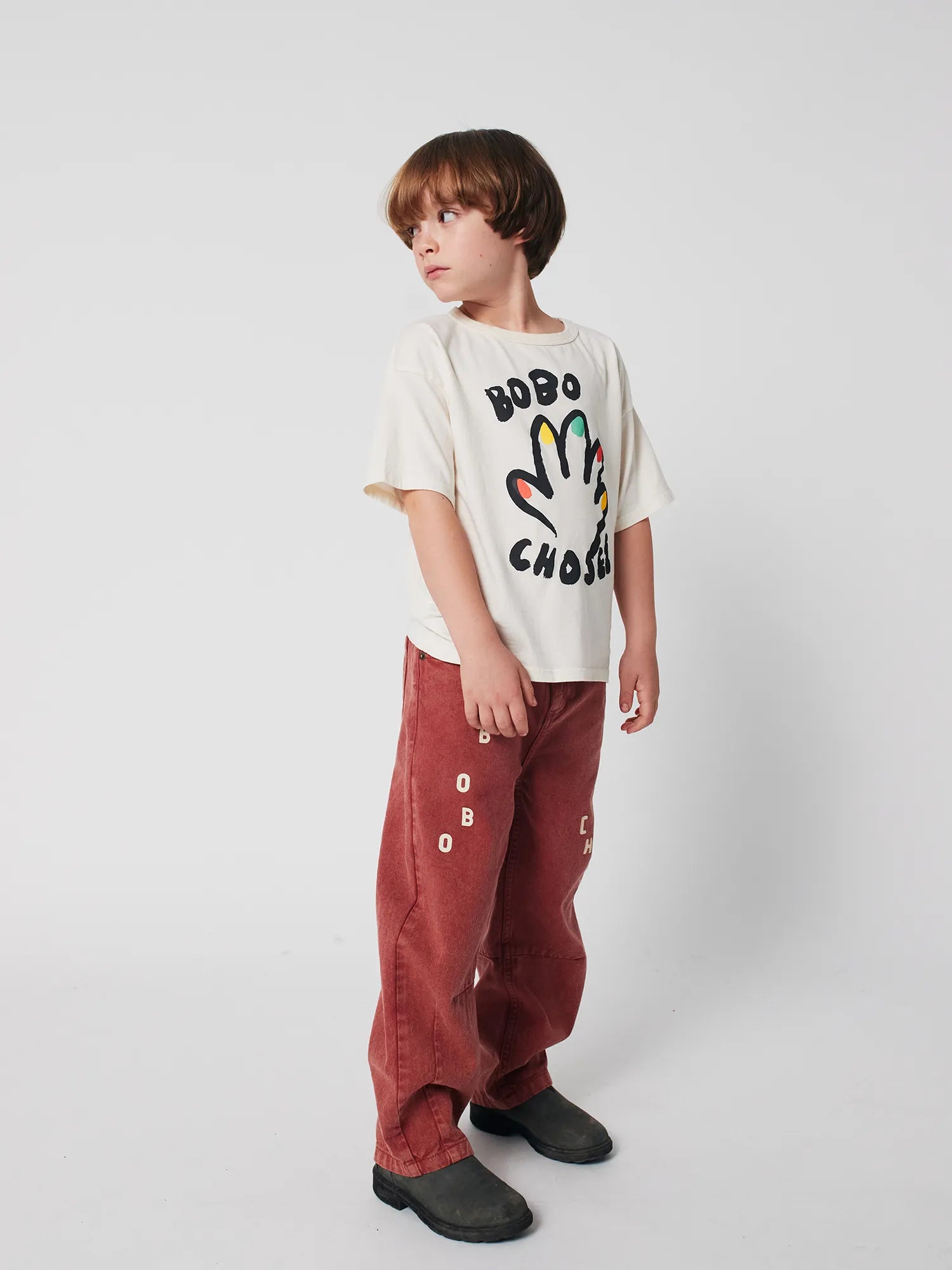 Bobo Choses denim pants brown