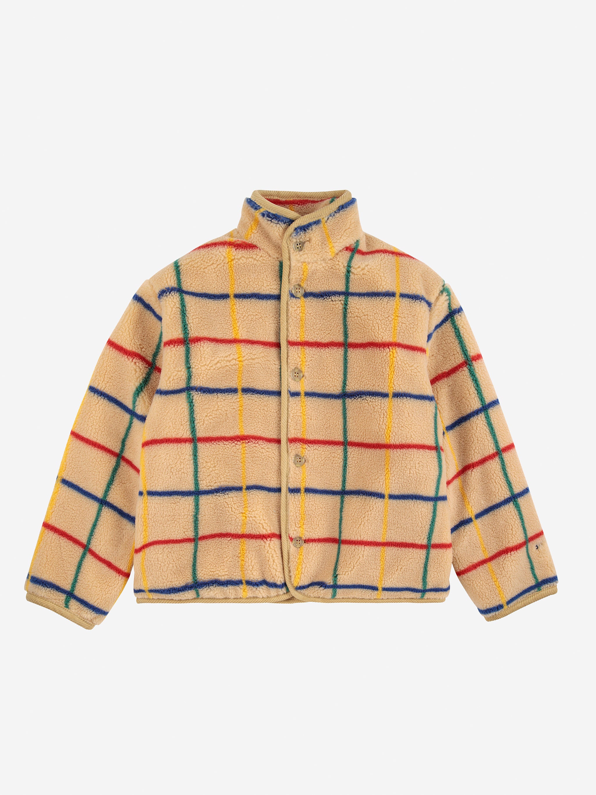Color stripes sheepskin jacket - BIG & BELG