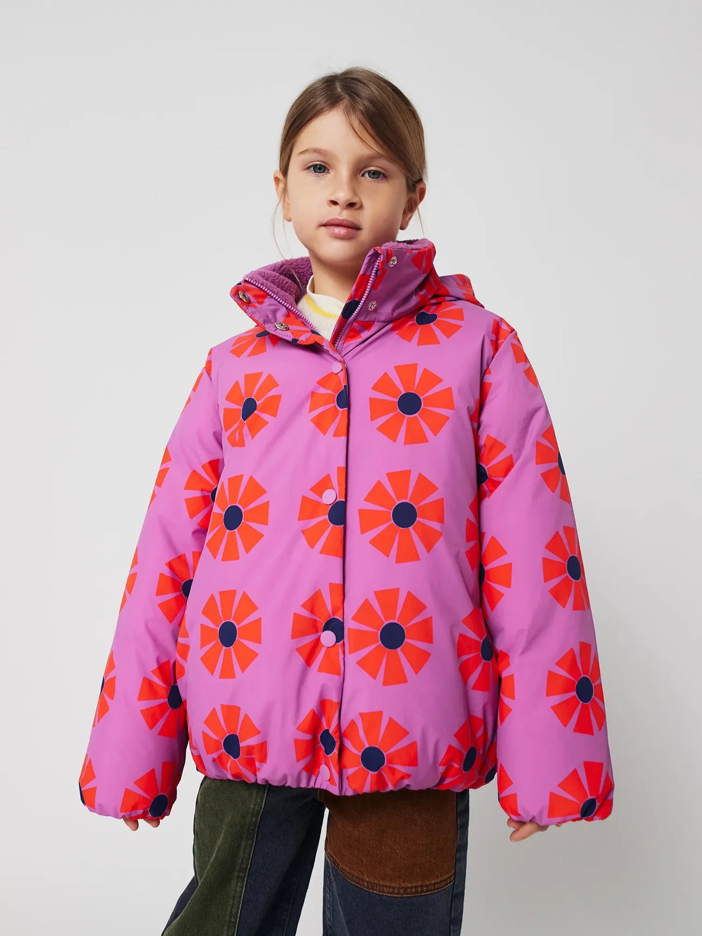 Kaleidoscope all over anorak